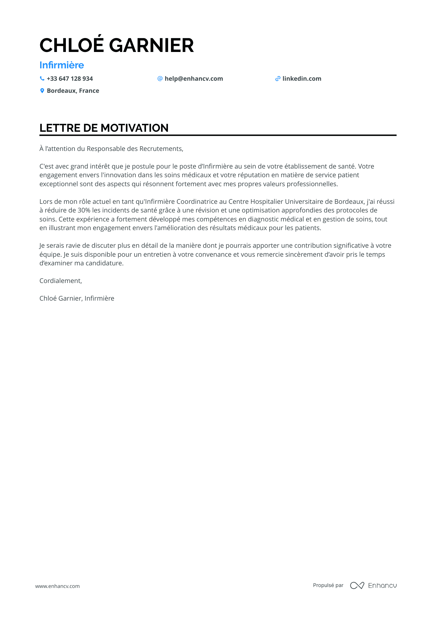 Infirmière spécialisée en pédiatrie