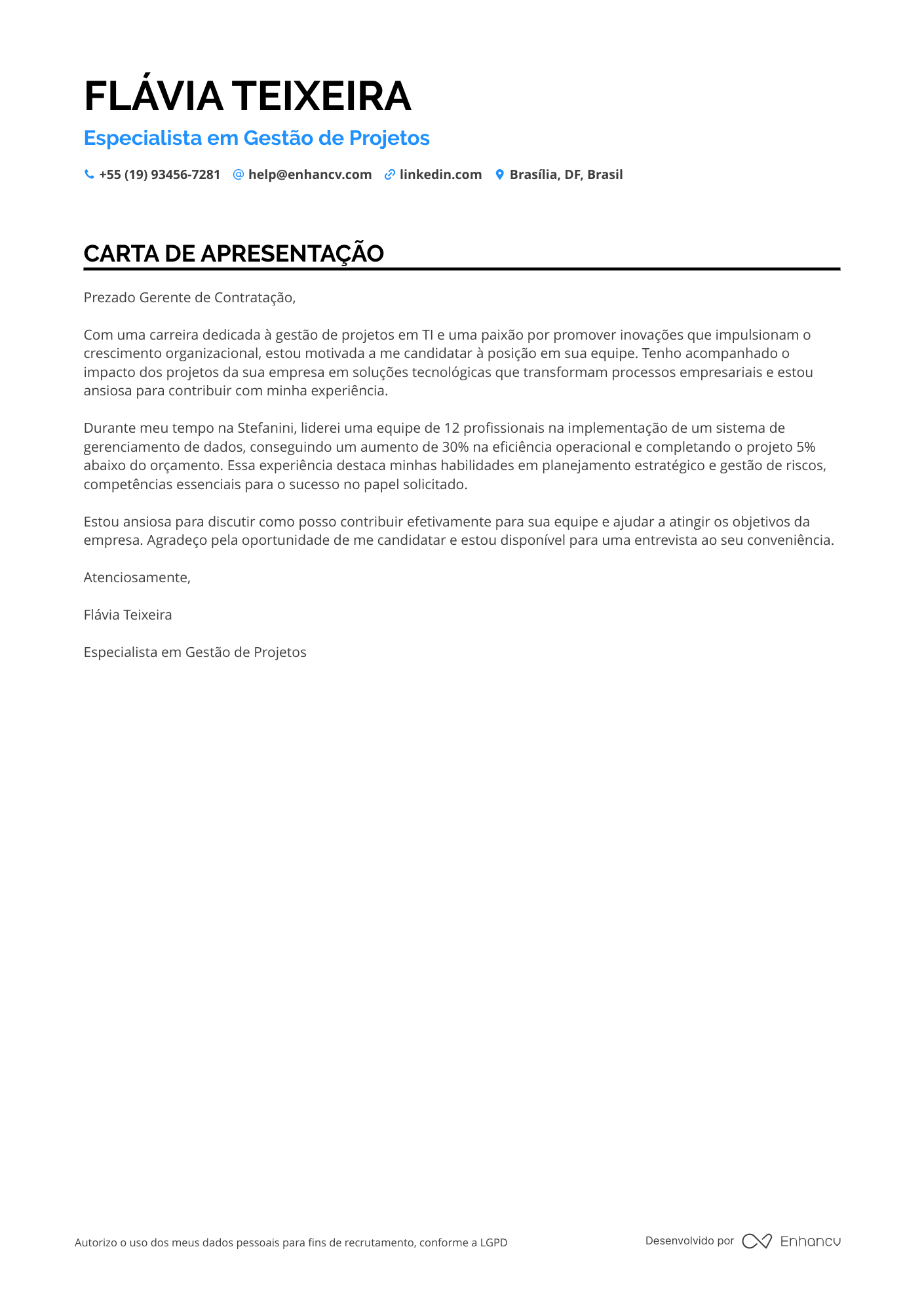 Especialista em Gerenciamento de Projetos de TI
