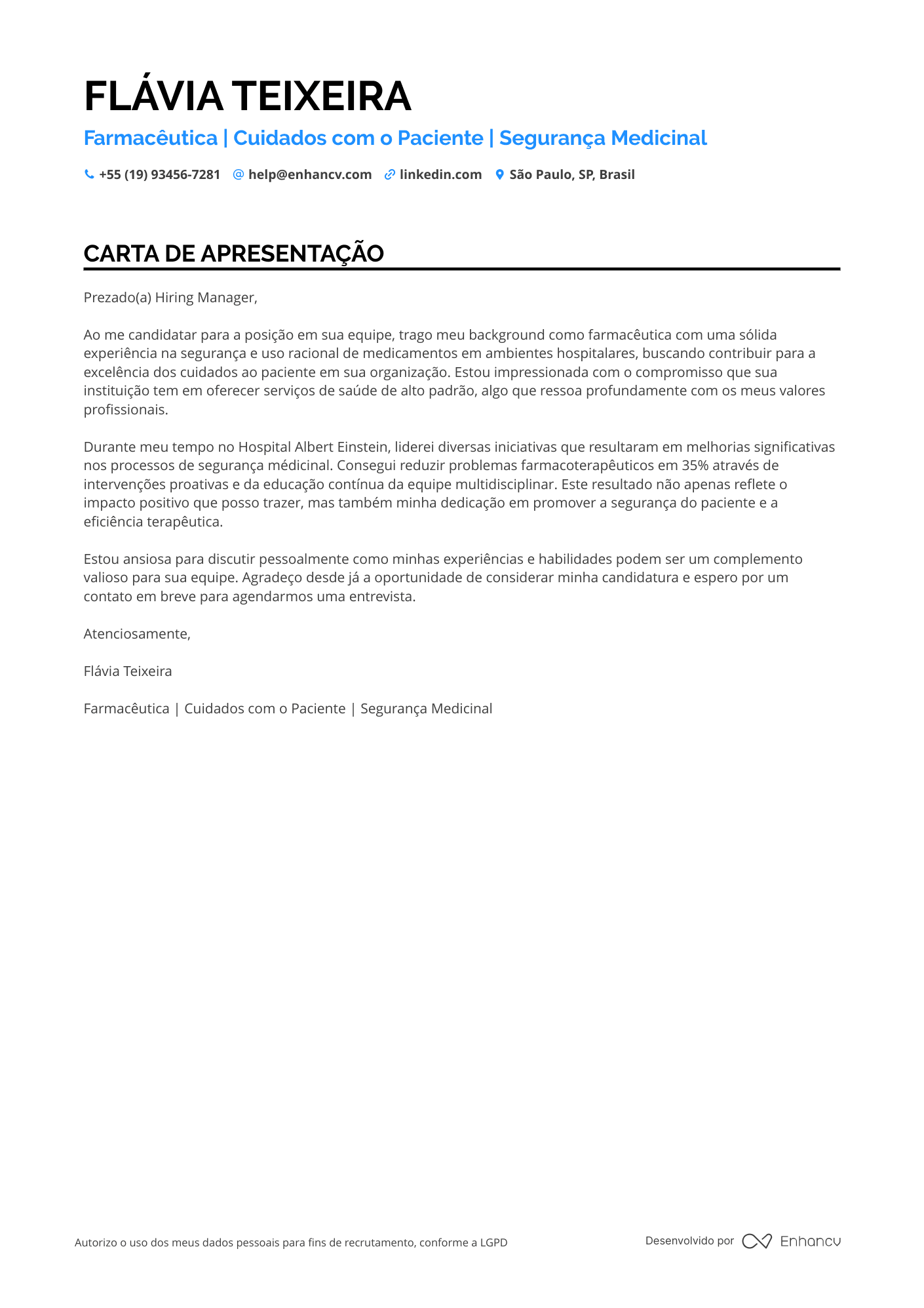 Farmacêutico de Segurança do Paciente