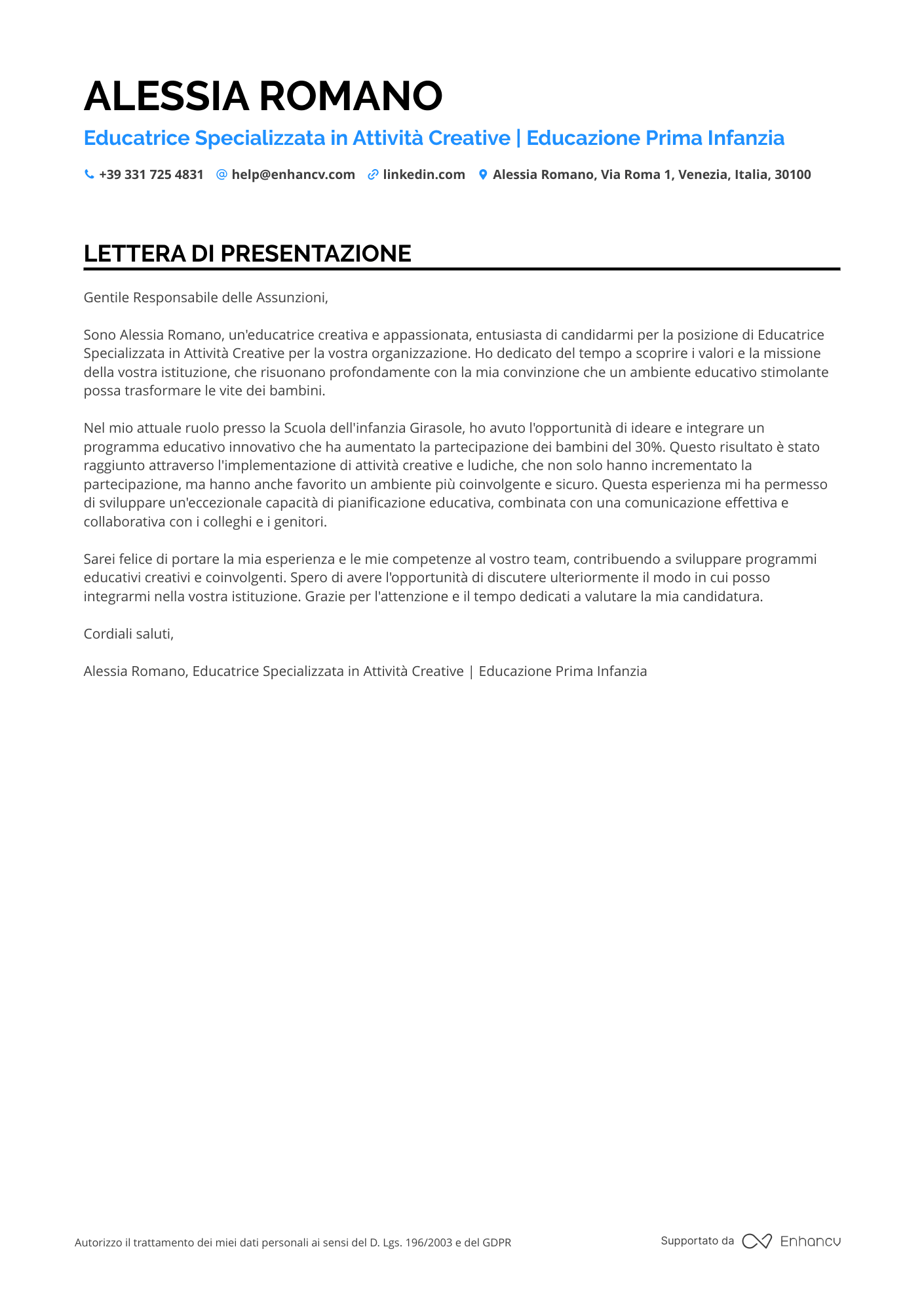 Insegnante di Educazione Speciale