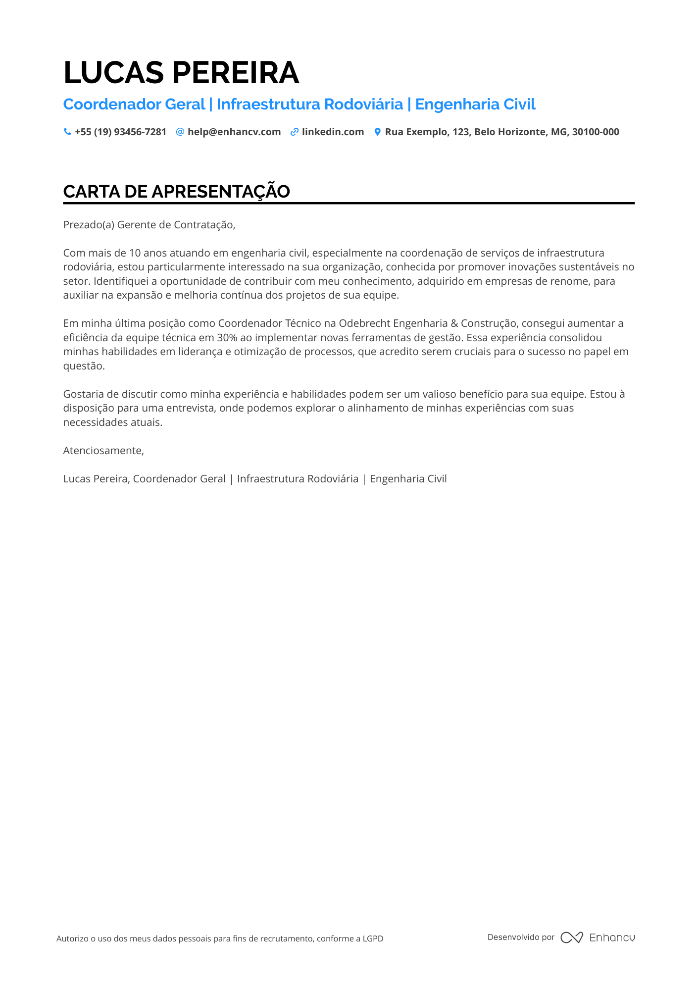 Engenheiro Civil de Infraestrutura