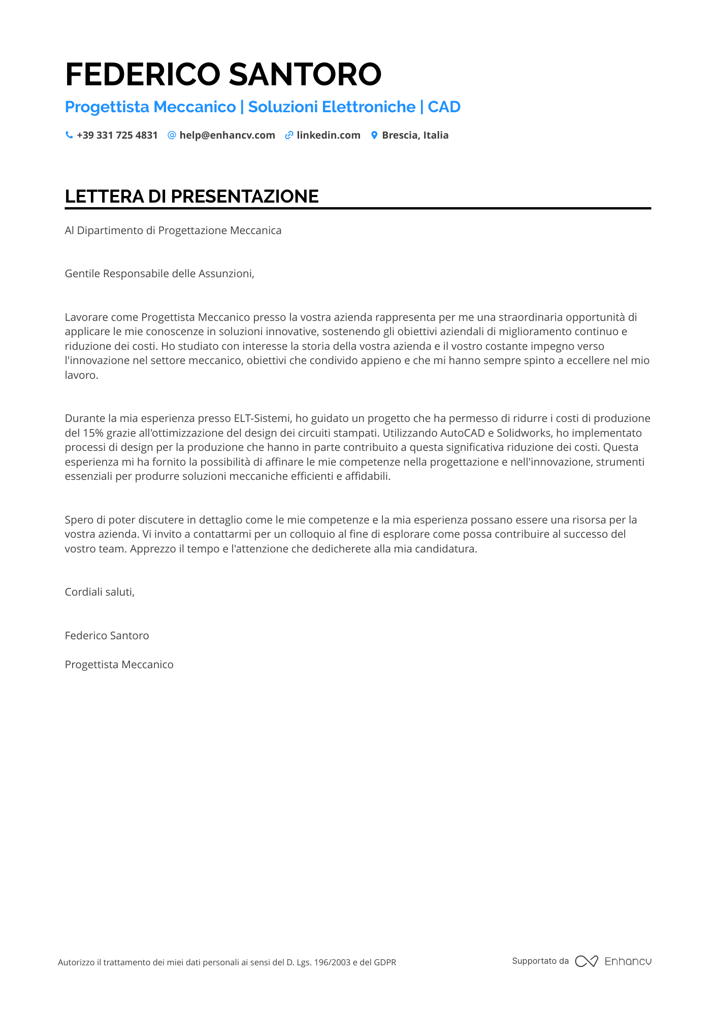 Ingegnere Meccanico Senza Esperienza