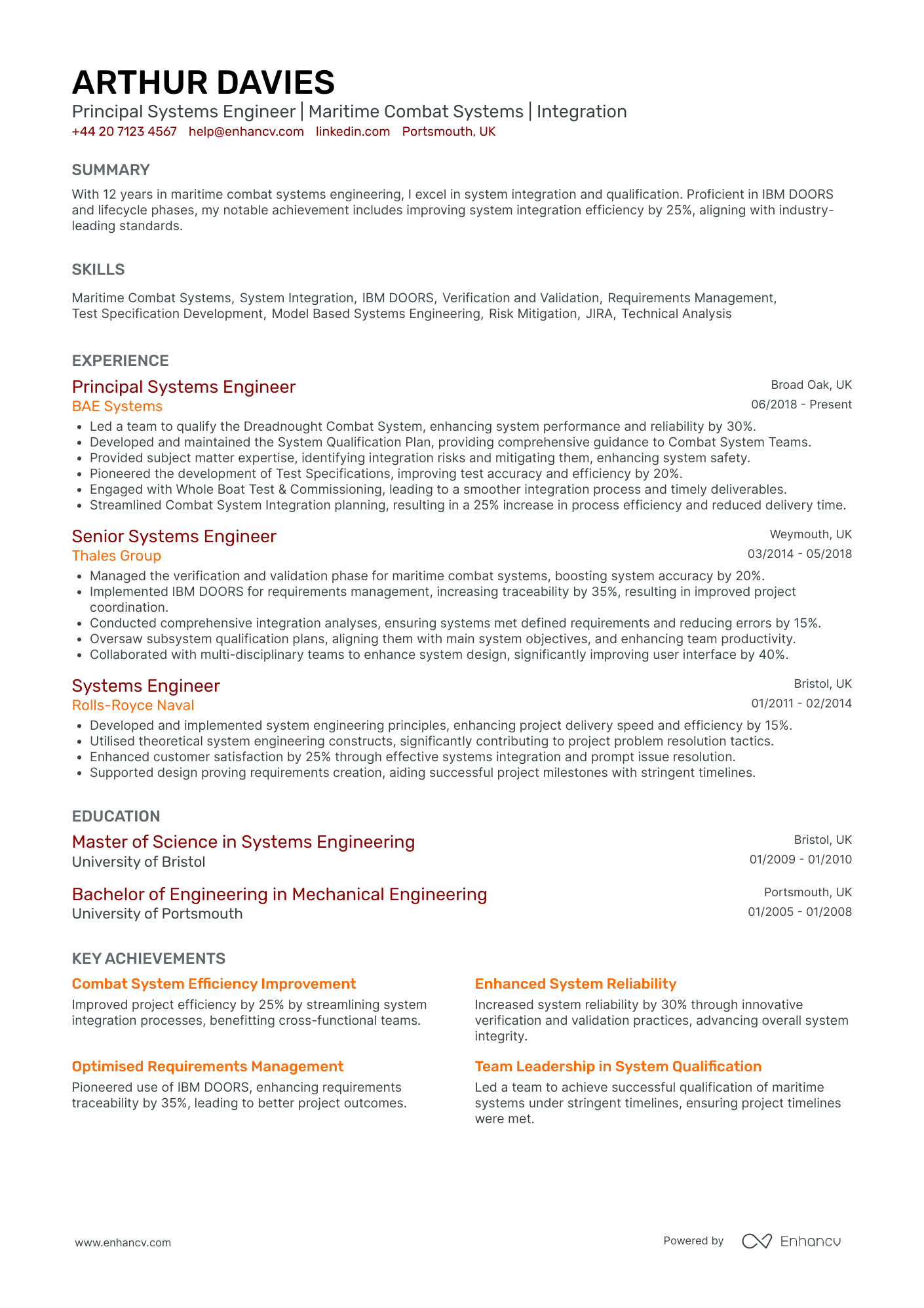 Principal Systems Engineer