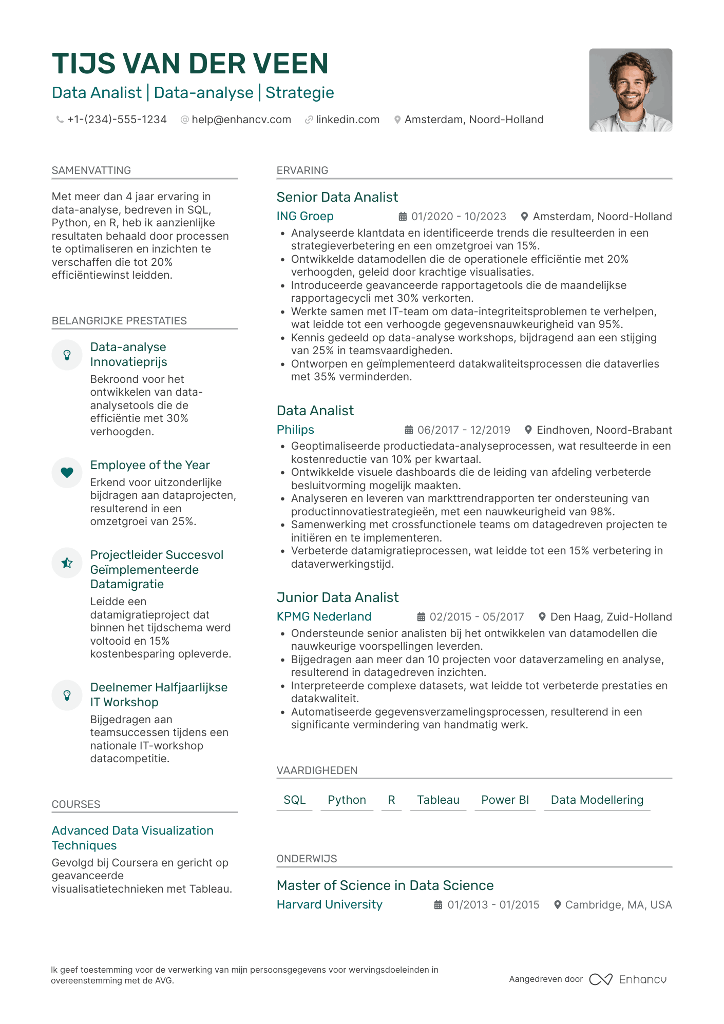 Stijlvol CV template