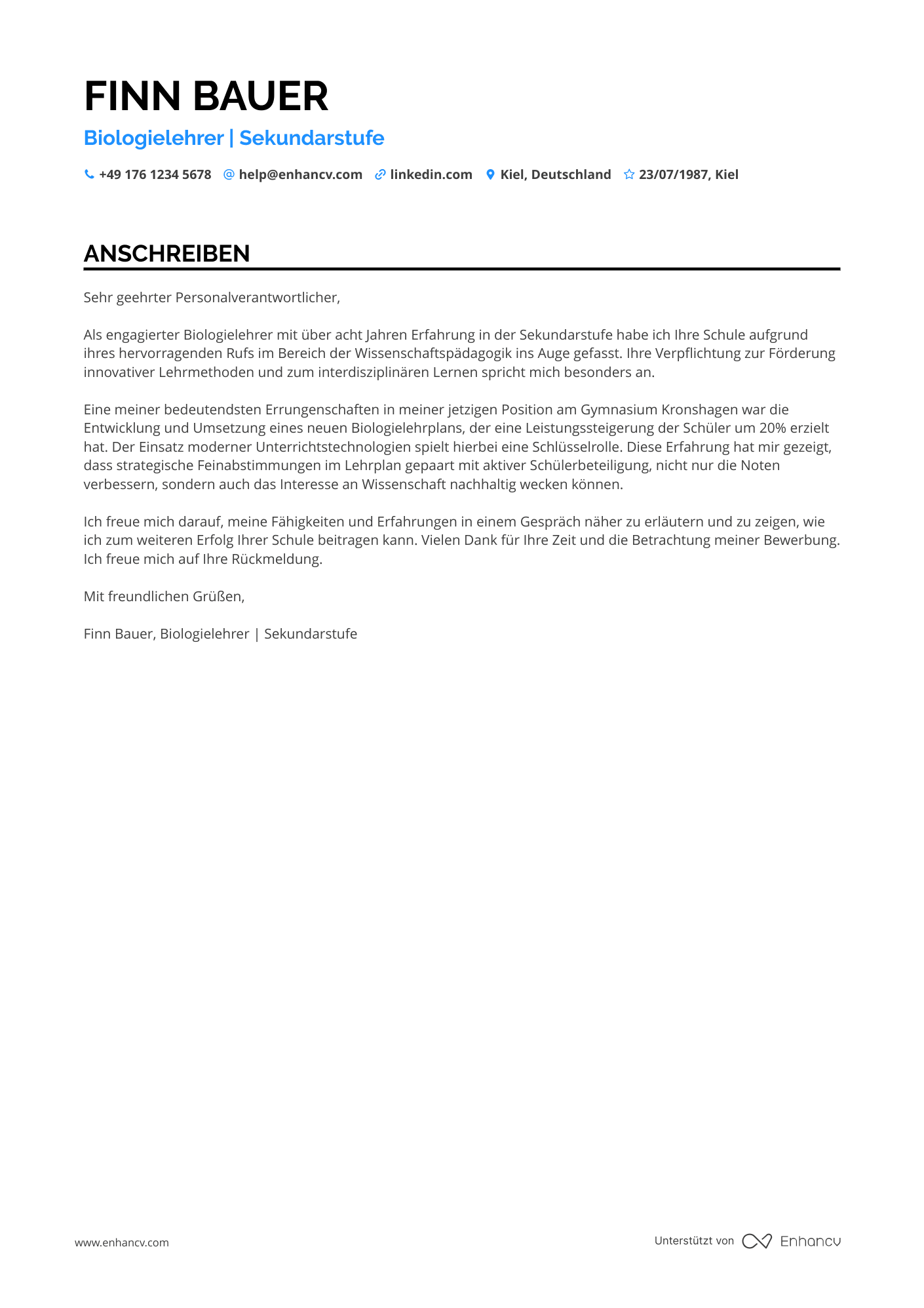 Biologielehrer