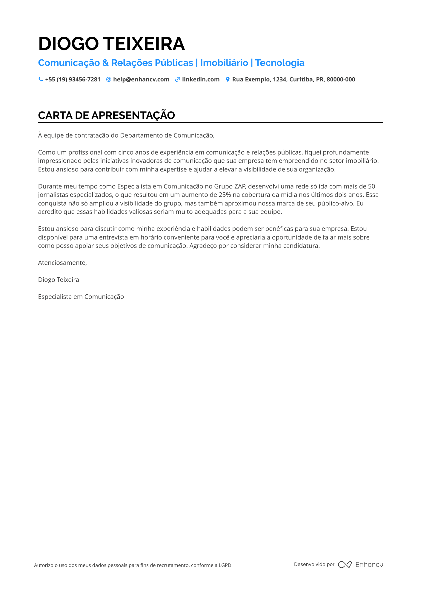 Jornalista Sem experiência