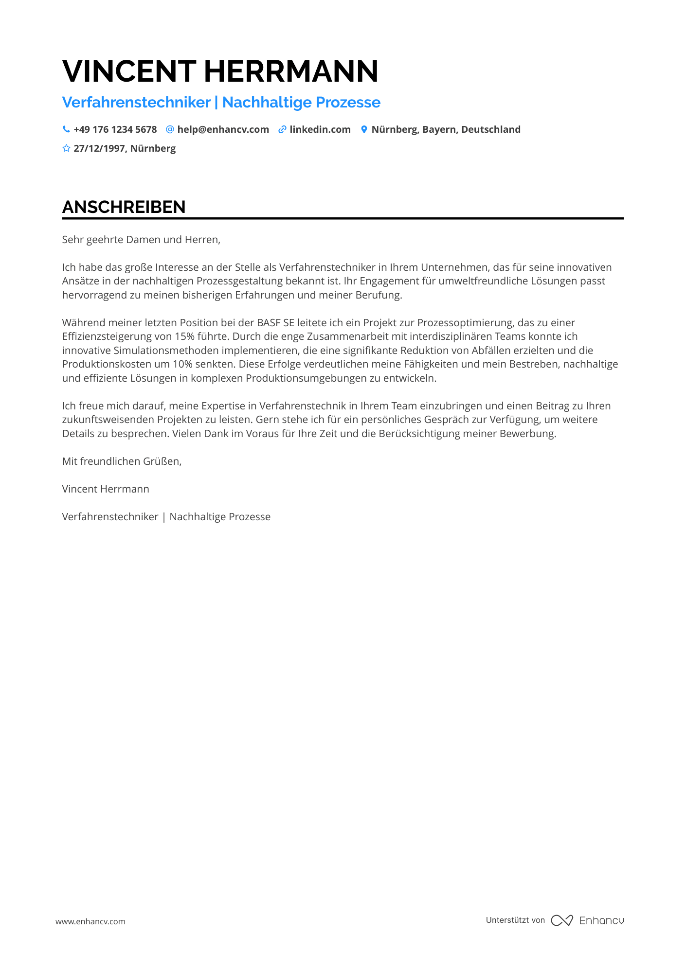 Ingenieur für Verfahrenstechnik