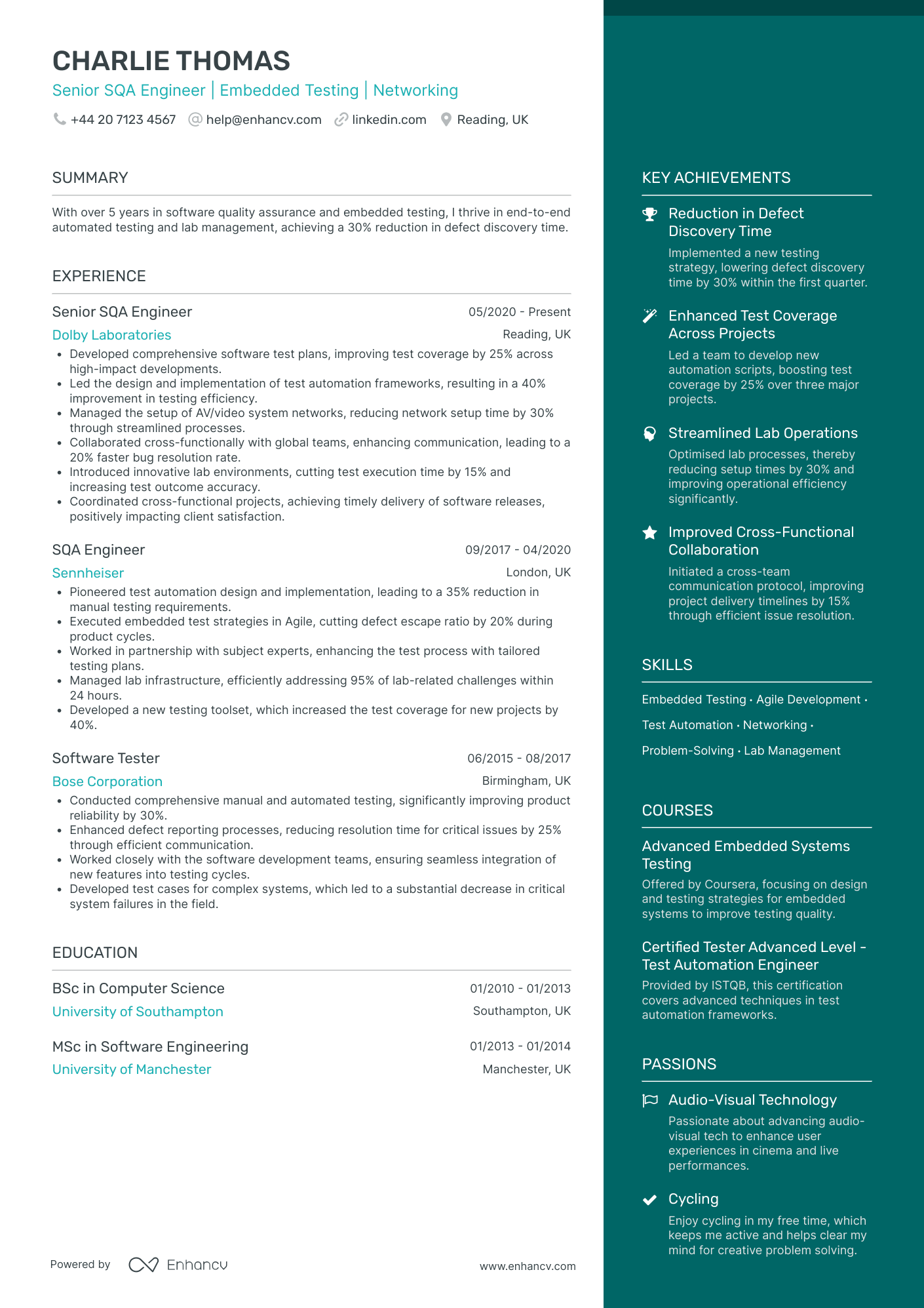 Software Quality Assurance Engineer