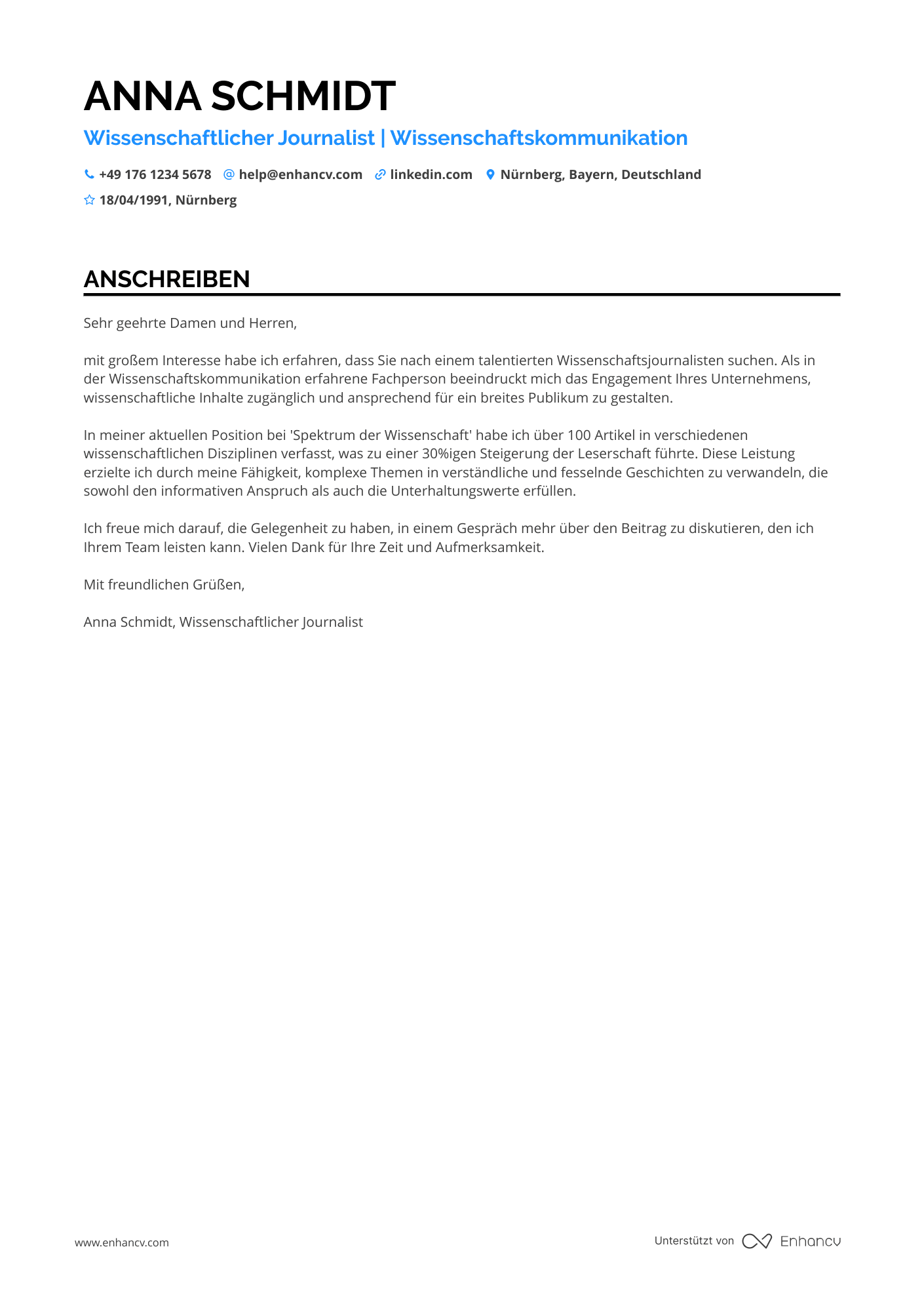 Wissenschaftlicher Journalist