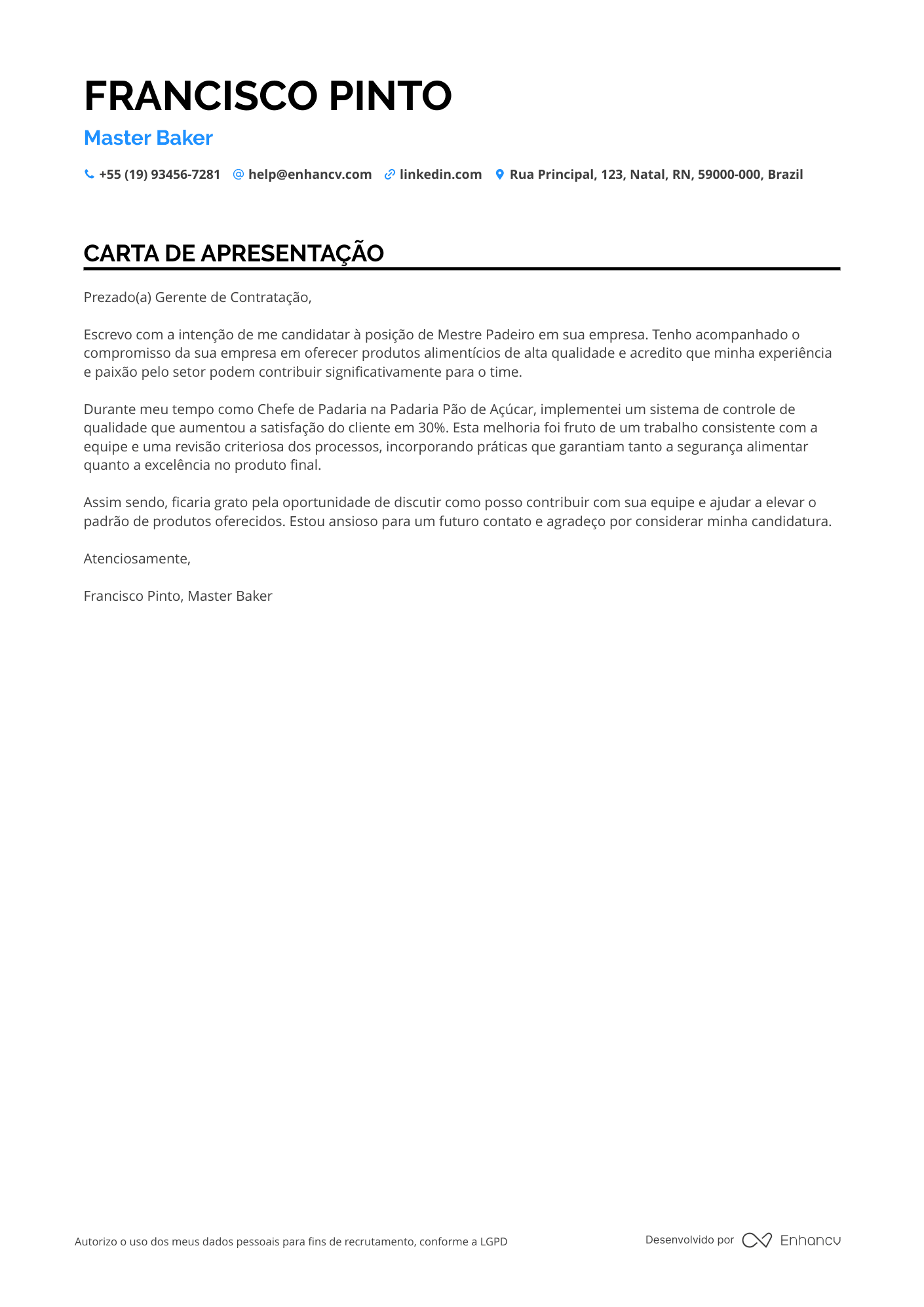 Padeiro Sem experiência
