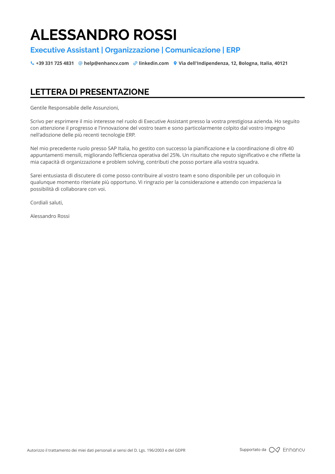 Segretaria Esecutiva