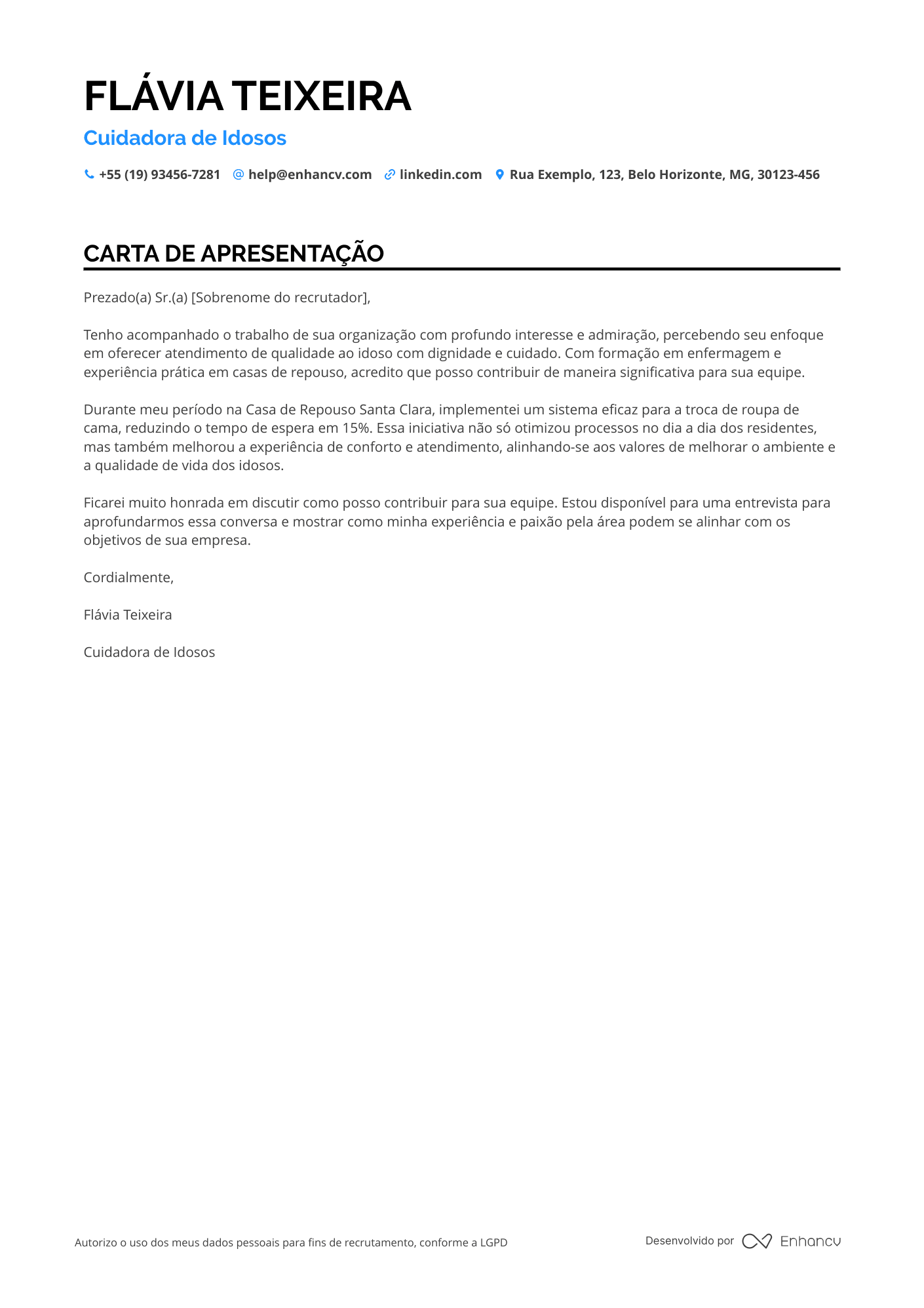 Cuidador de Idosos de Fim de Semana