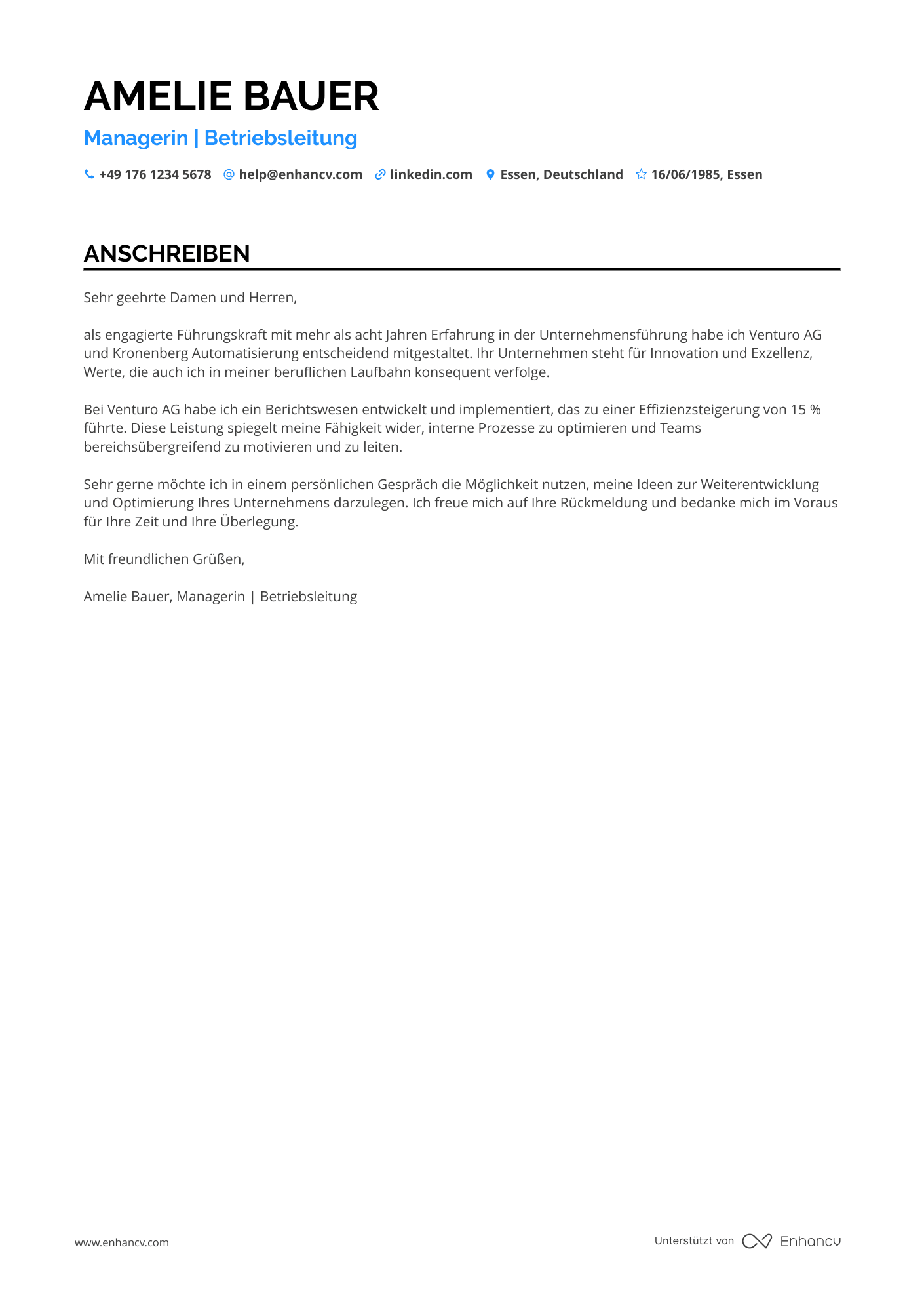 Stellvertretender Geschäftsführer