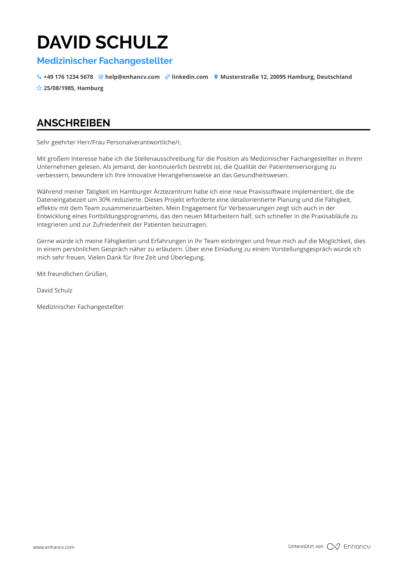 Arzthelferin für Allgemeinmedizin