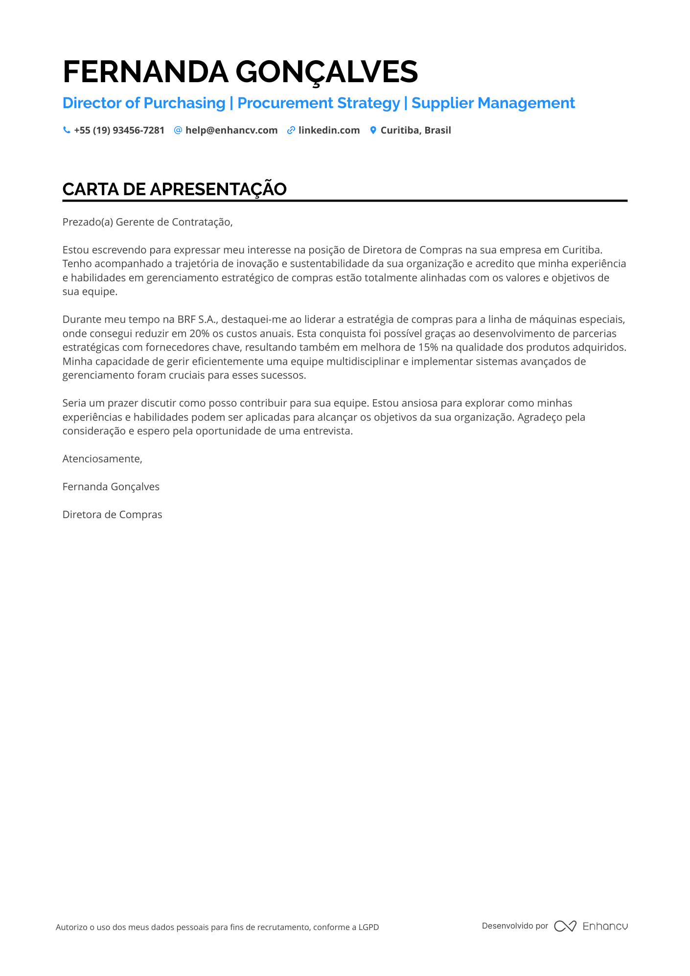 Diretor Comercial de Compras