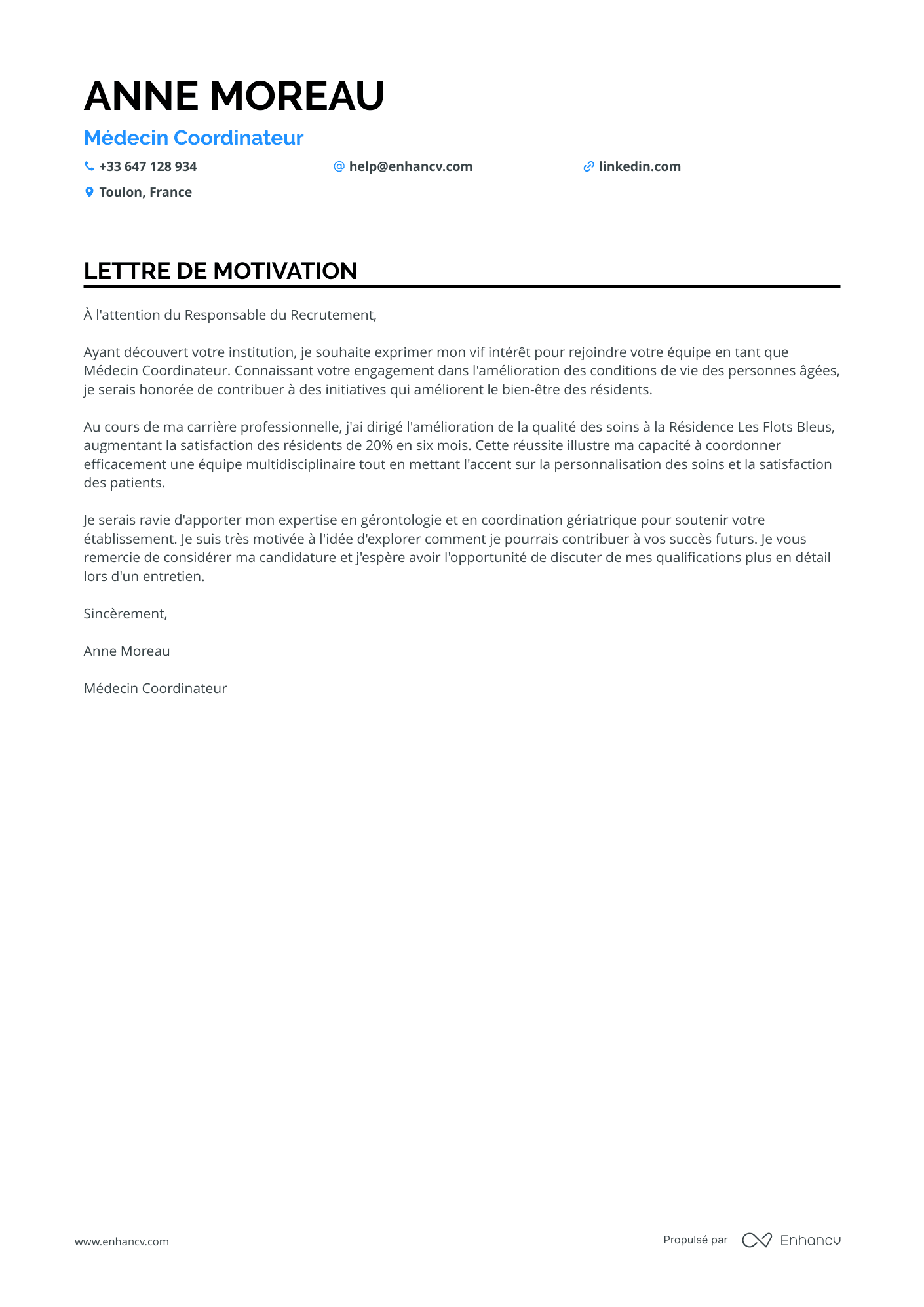 Médecin Coordonnateur