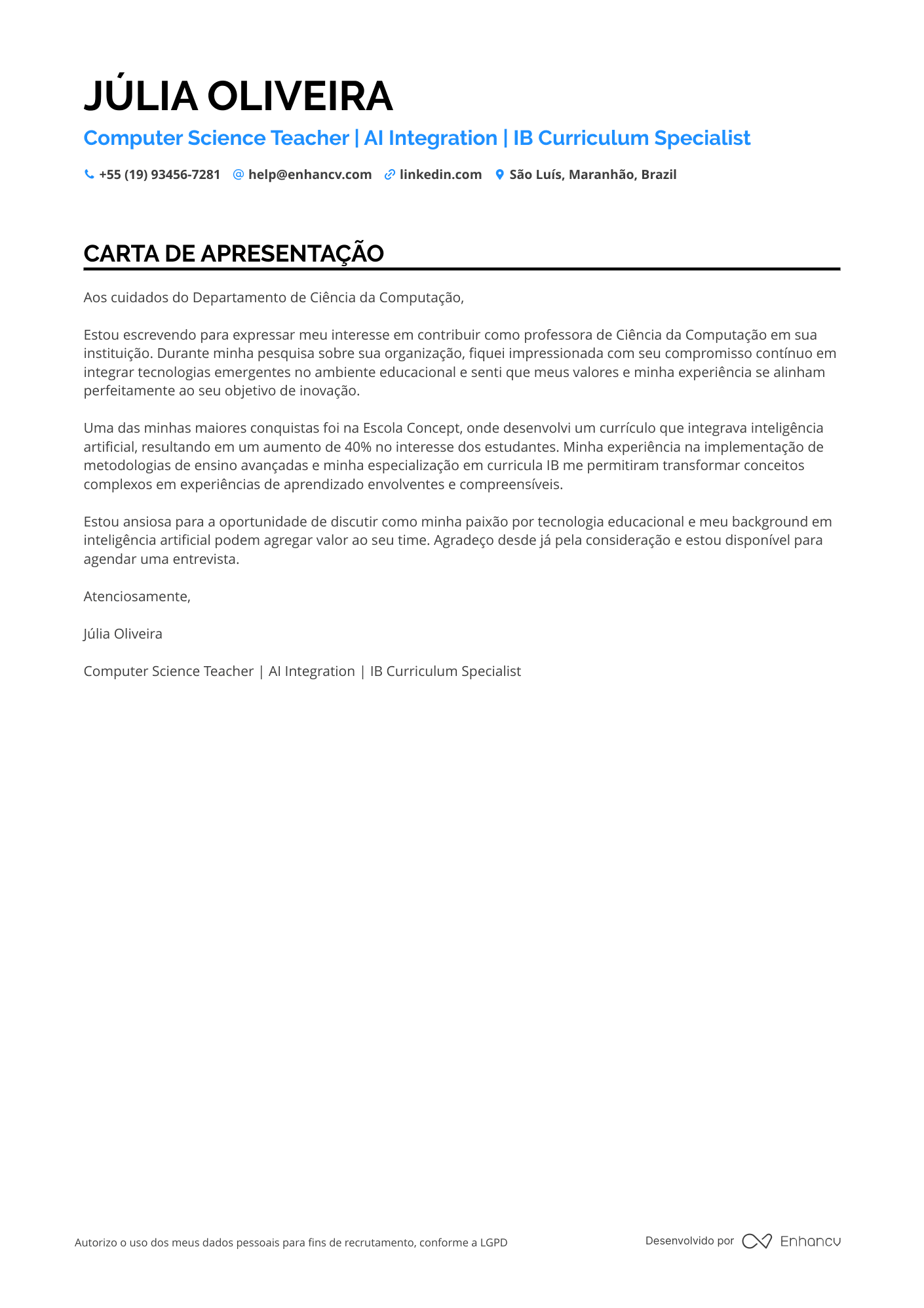 Pesquisador Sênior em Ciências da Computação