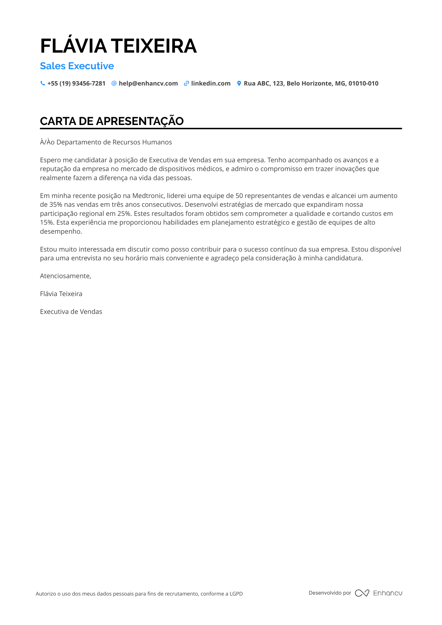 Gerente Geral de Vendas