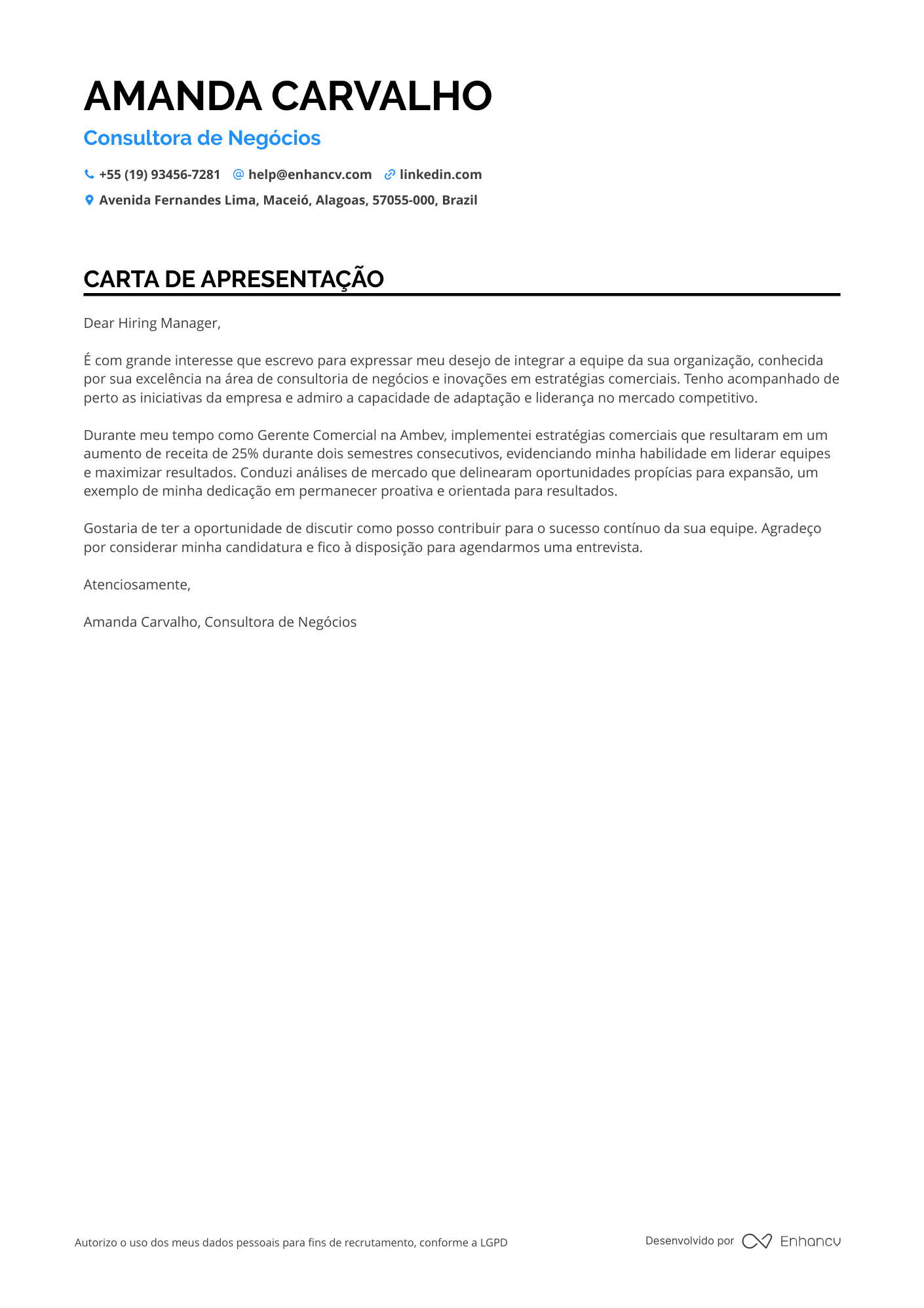 Gerente de Vendas