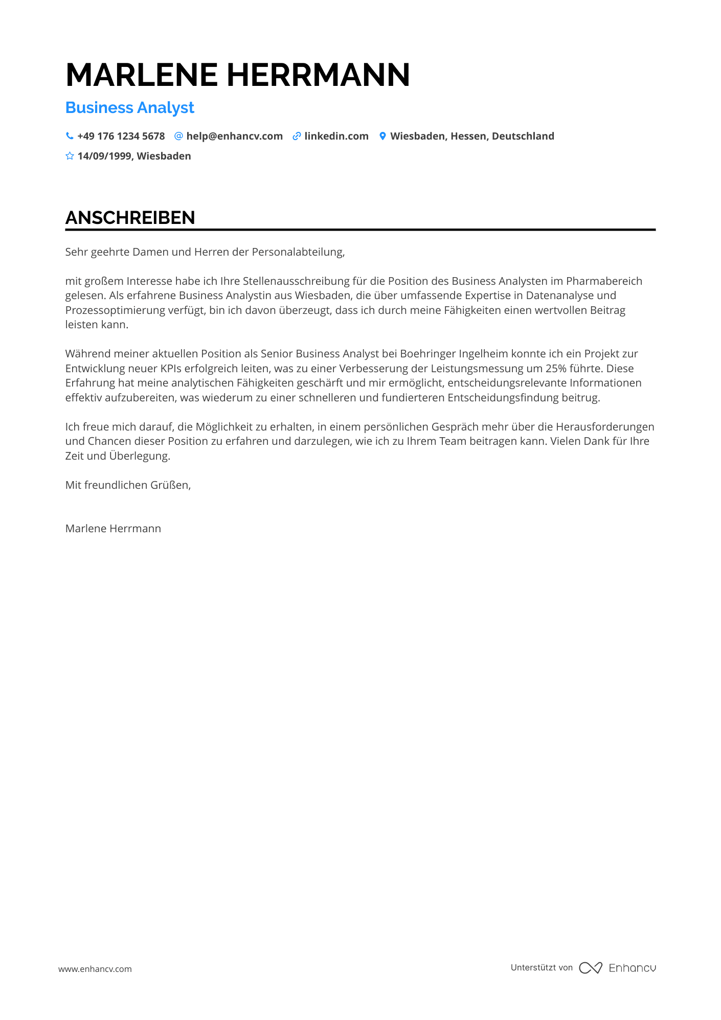 Business Analyst für Pharma