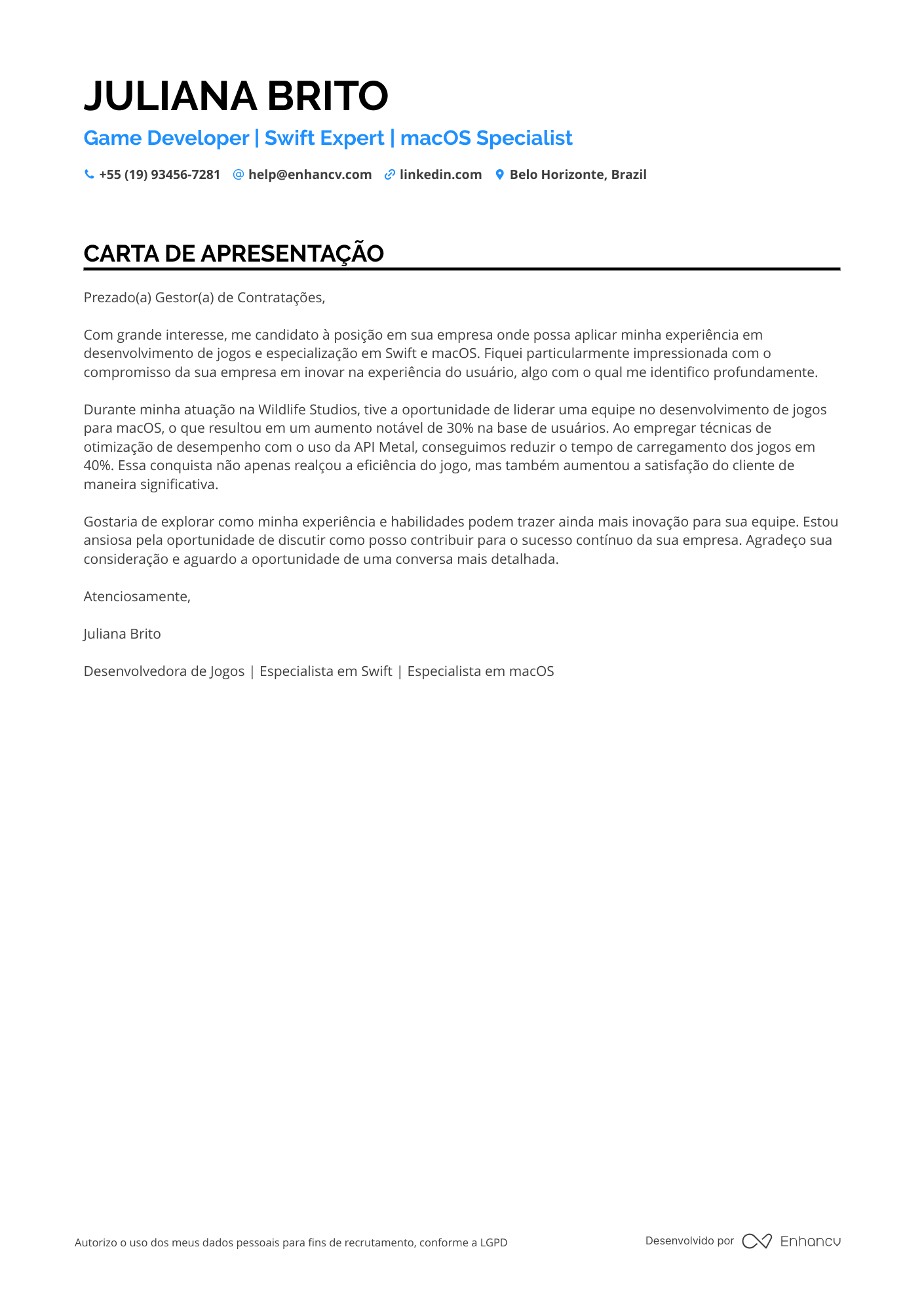 Desenvolvedor de Jogos
