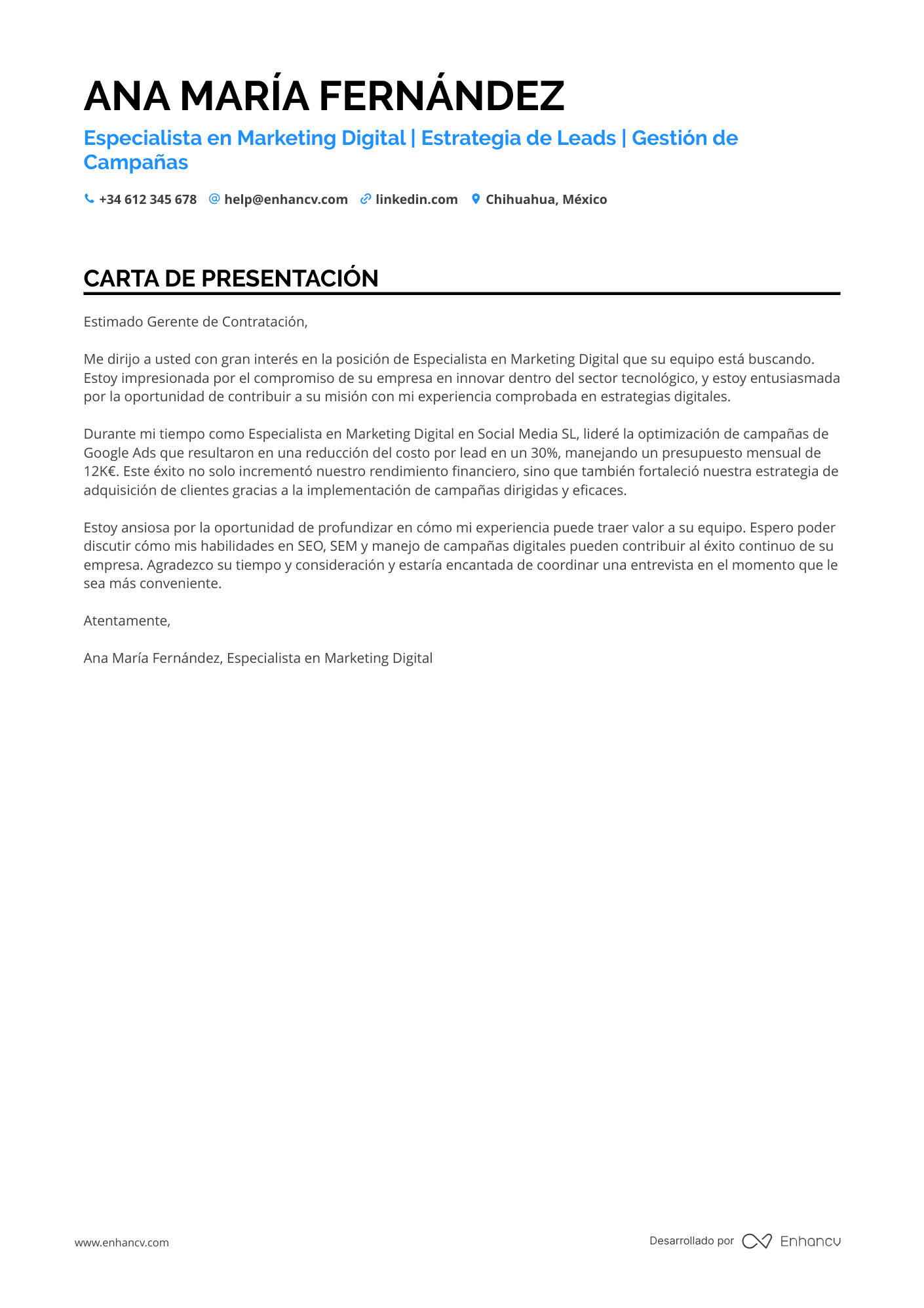 Gerente de Finanzas