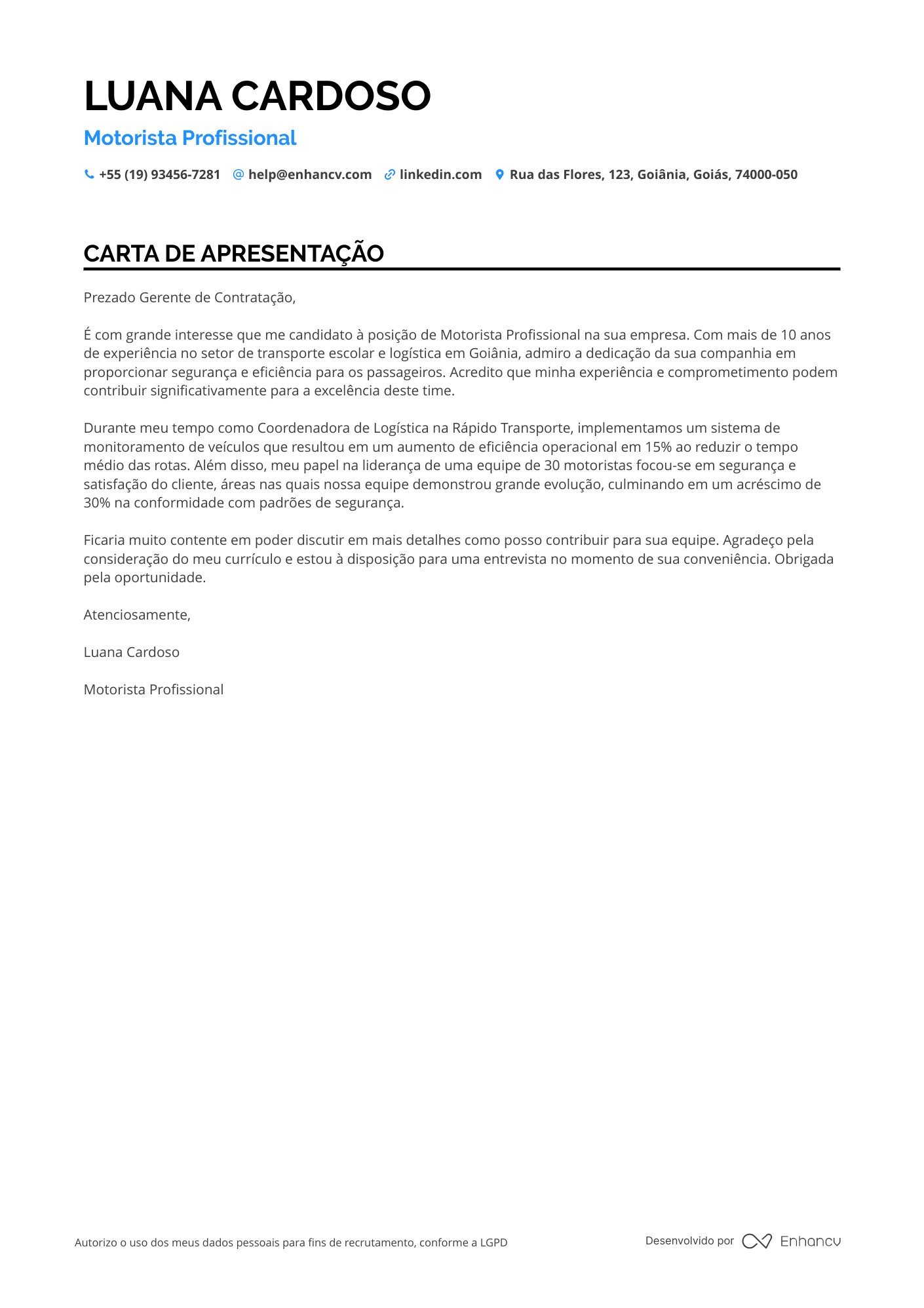 Motorista de ônibus Sem experiência