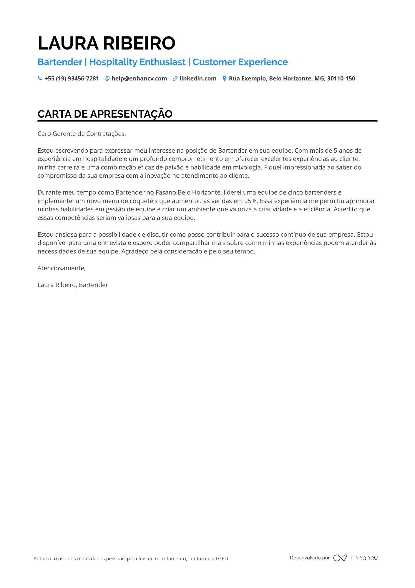Garçom de Hotel