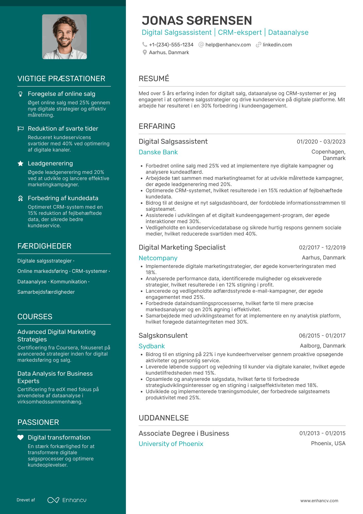 CV til Digital Salgsassistent