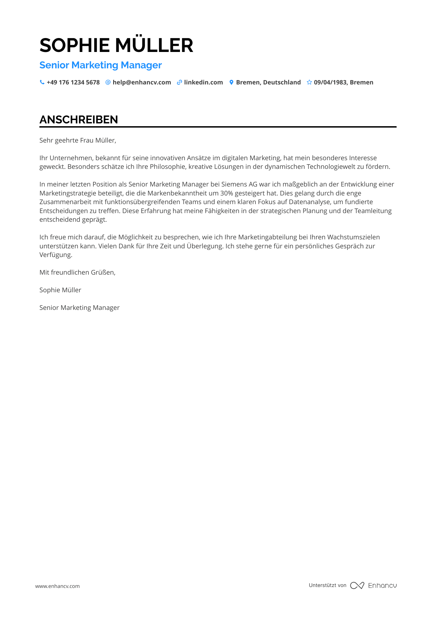 Senior Marketing Manager