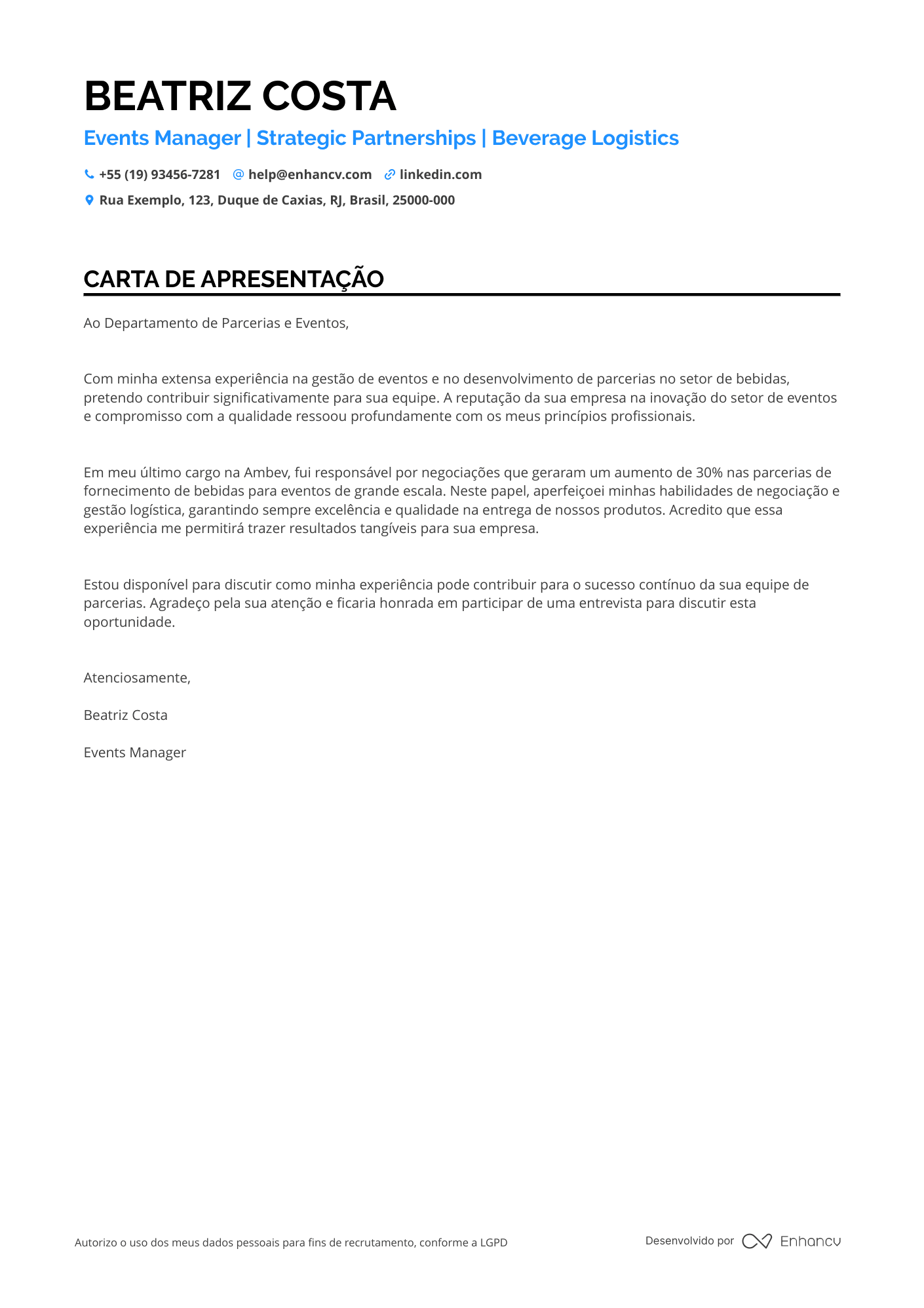 Gerente de Marketing de Eventos