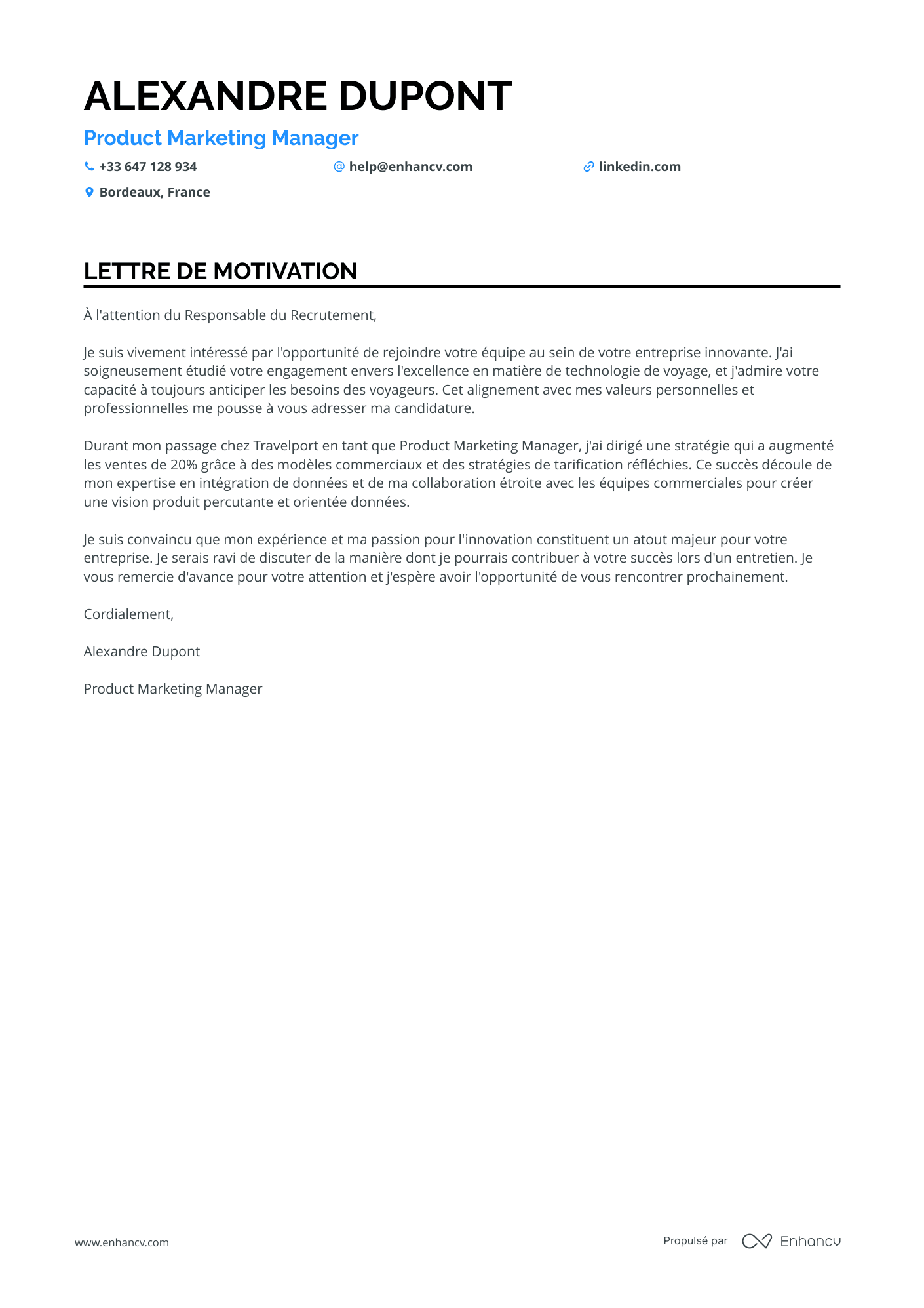Chef de Produit Marketing