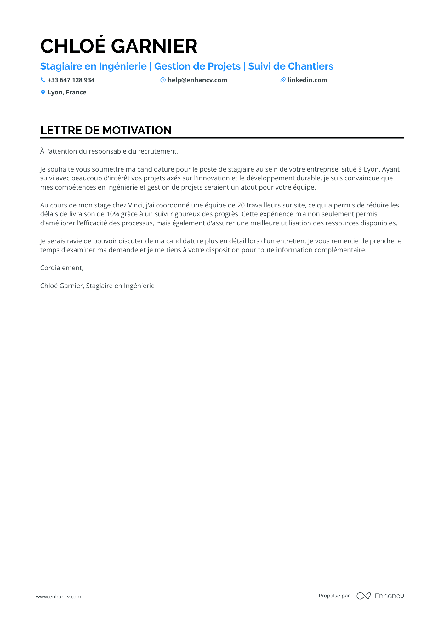 Étudiant en Génie Civil