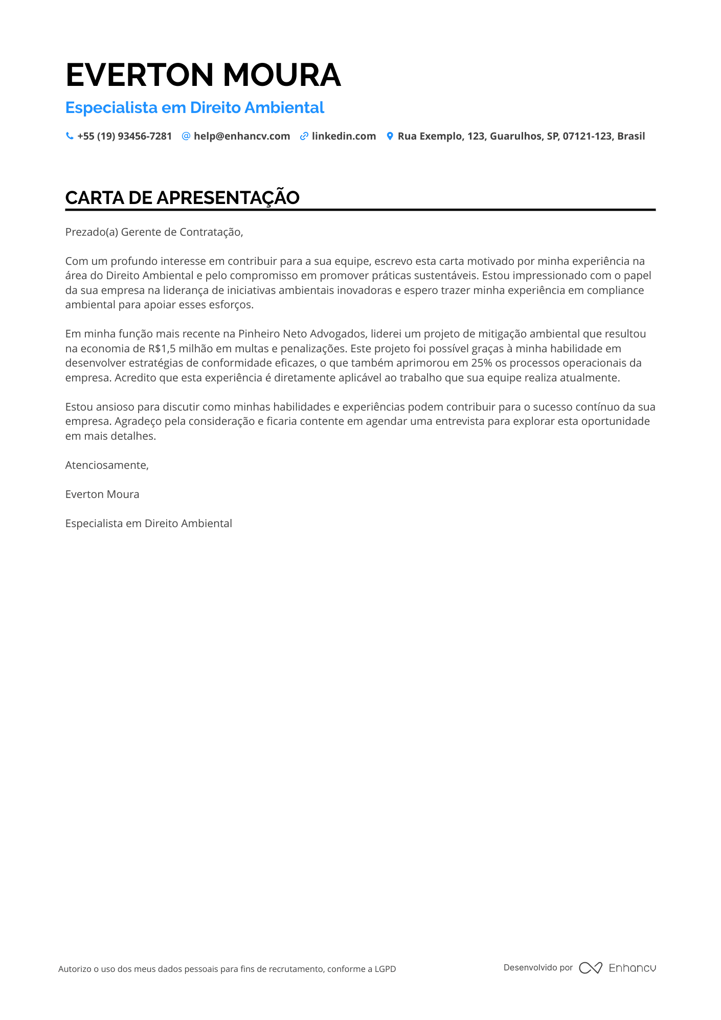 Advogado de Direito Ambiental