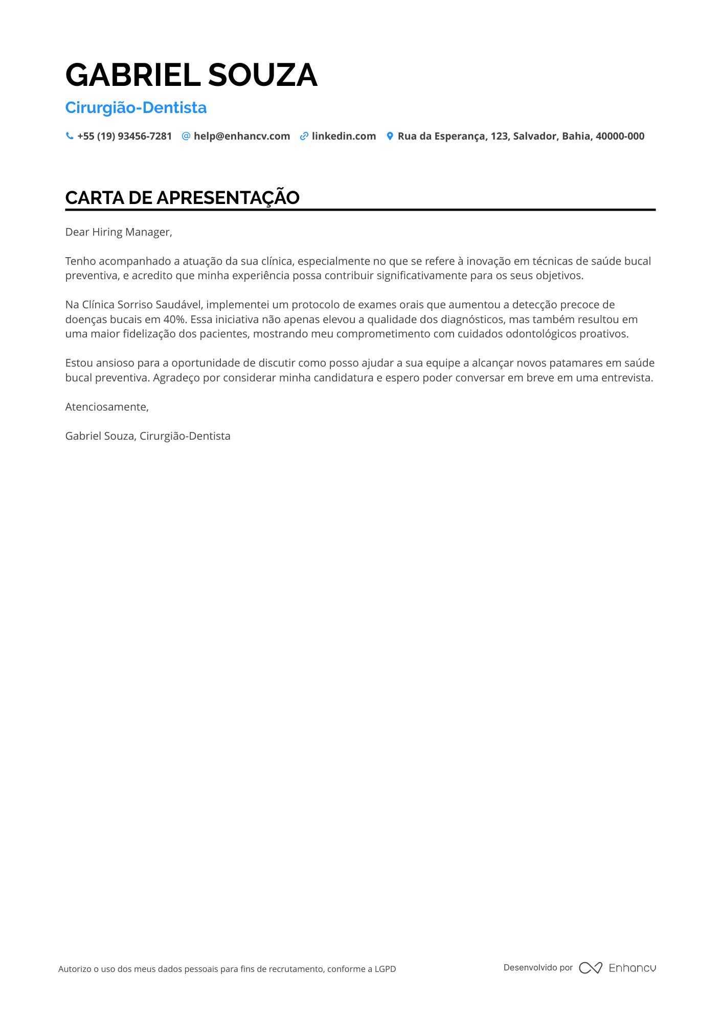 Dentista Clínico Geral