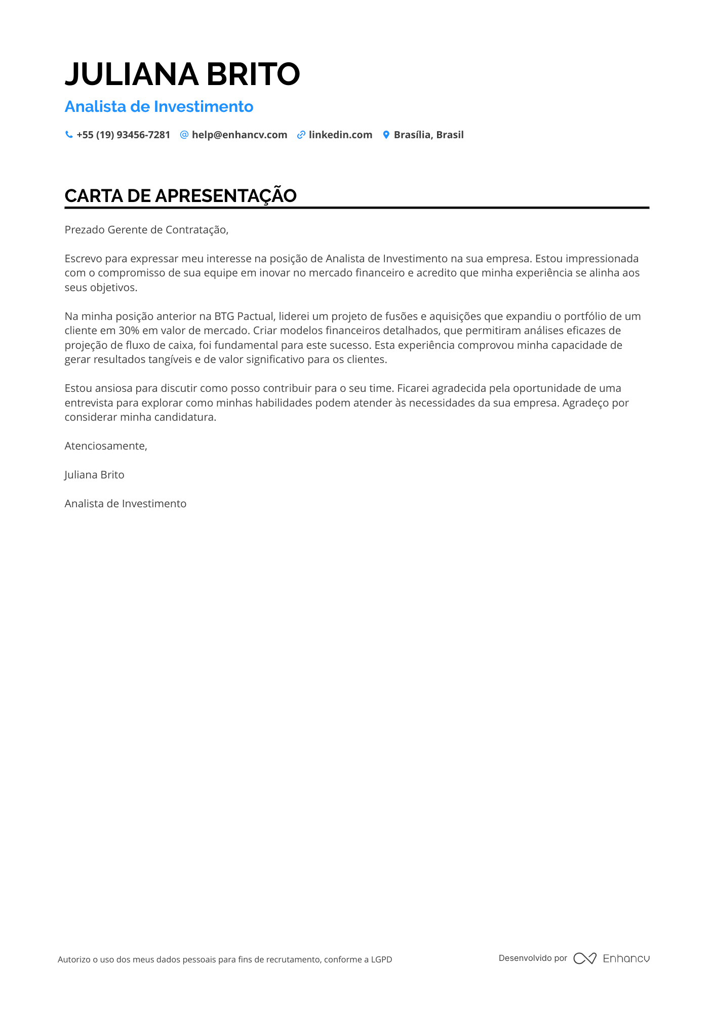 Analista Bancário