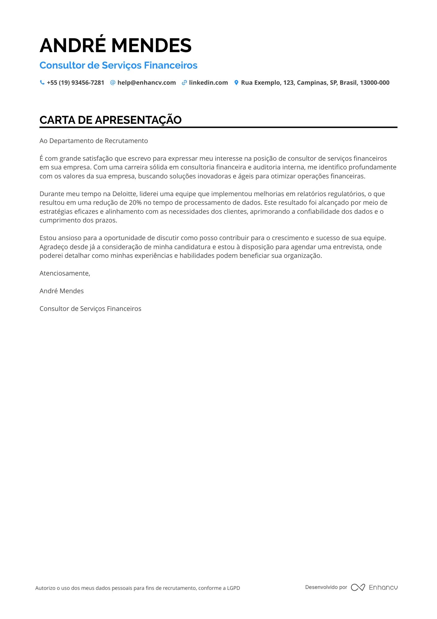 Consultor Bancário