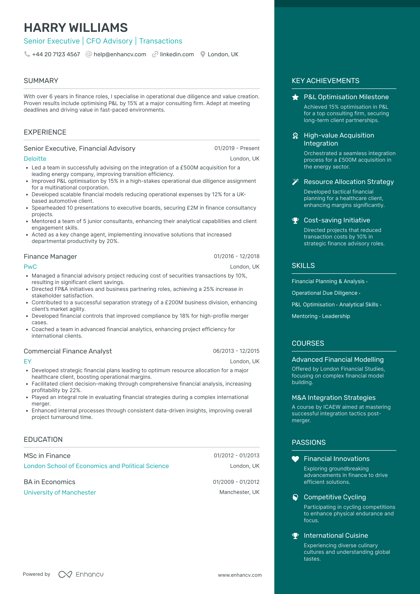 CFO in Manufacturing