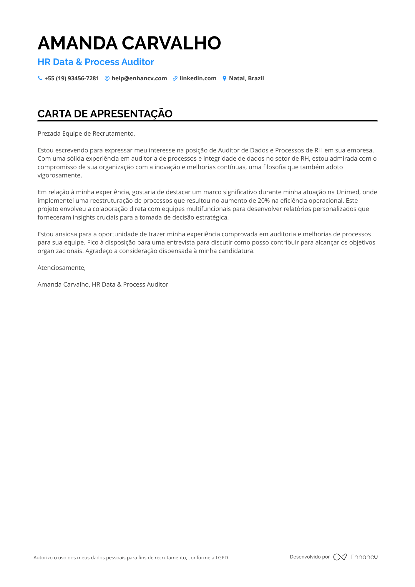 Auditor de RH