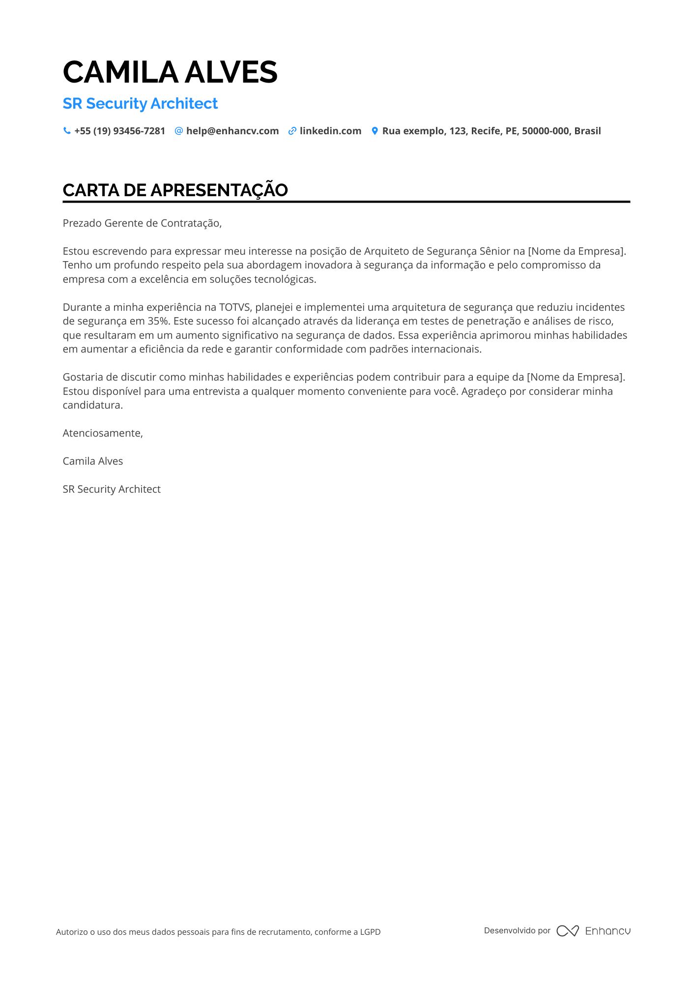 Arquiteto de Segurança