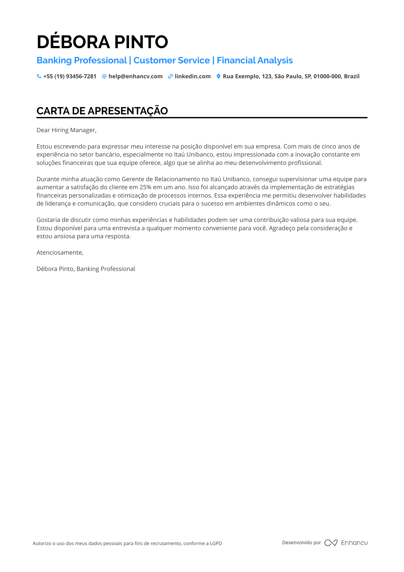 Bancário Sem experiência