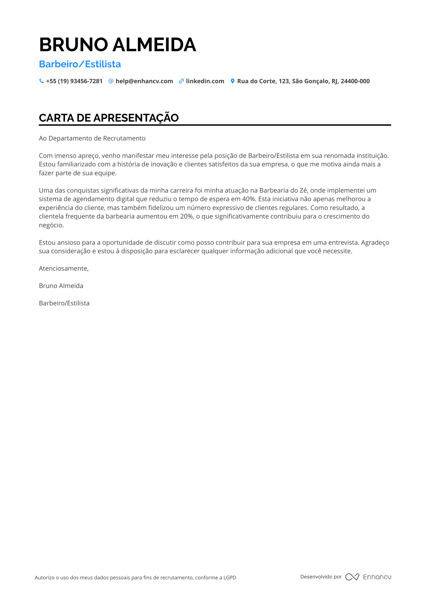 Cabeleireiro de Corte Masculino