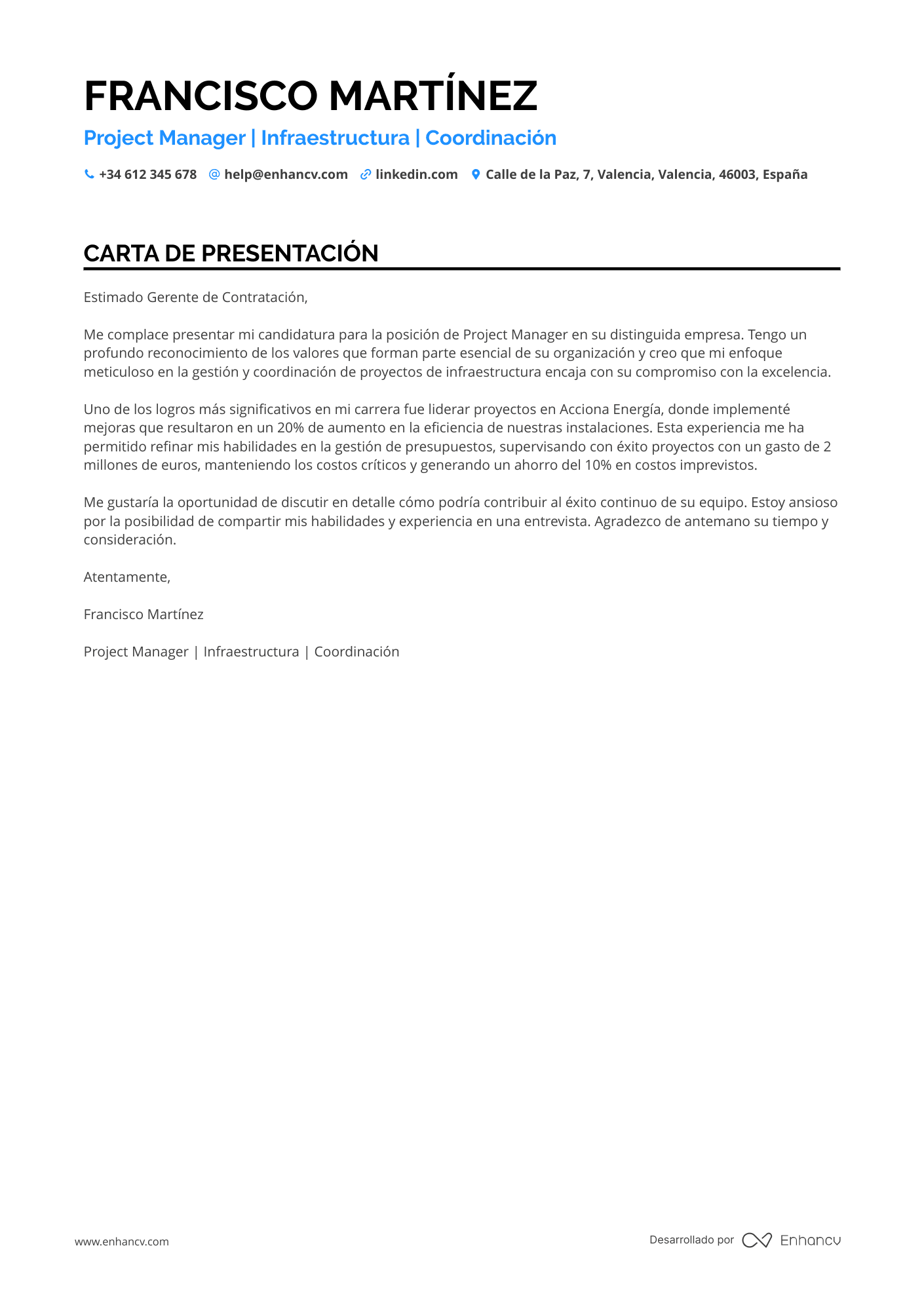 Gerente de Proyecto Interino
