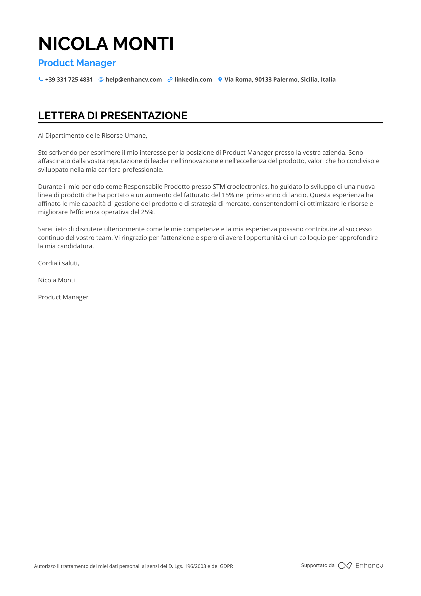 Product Manager di E commerce