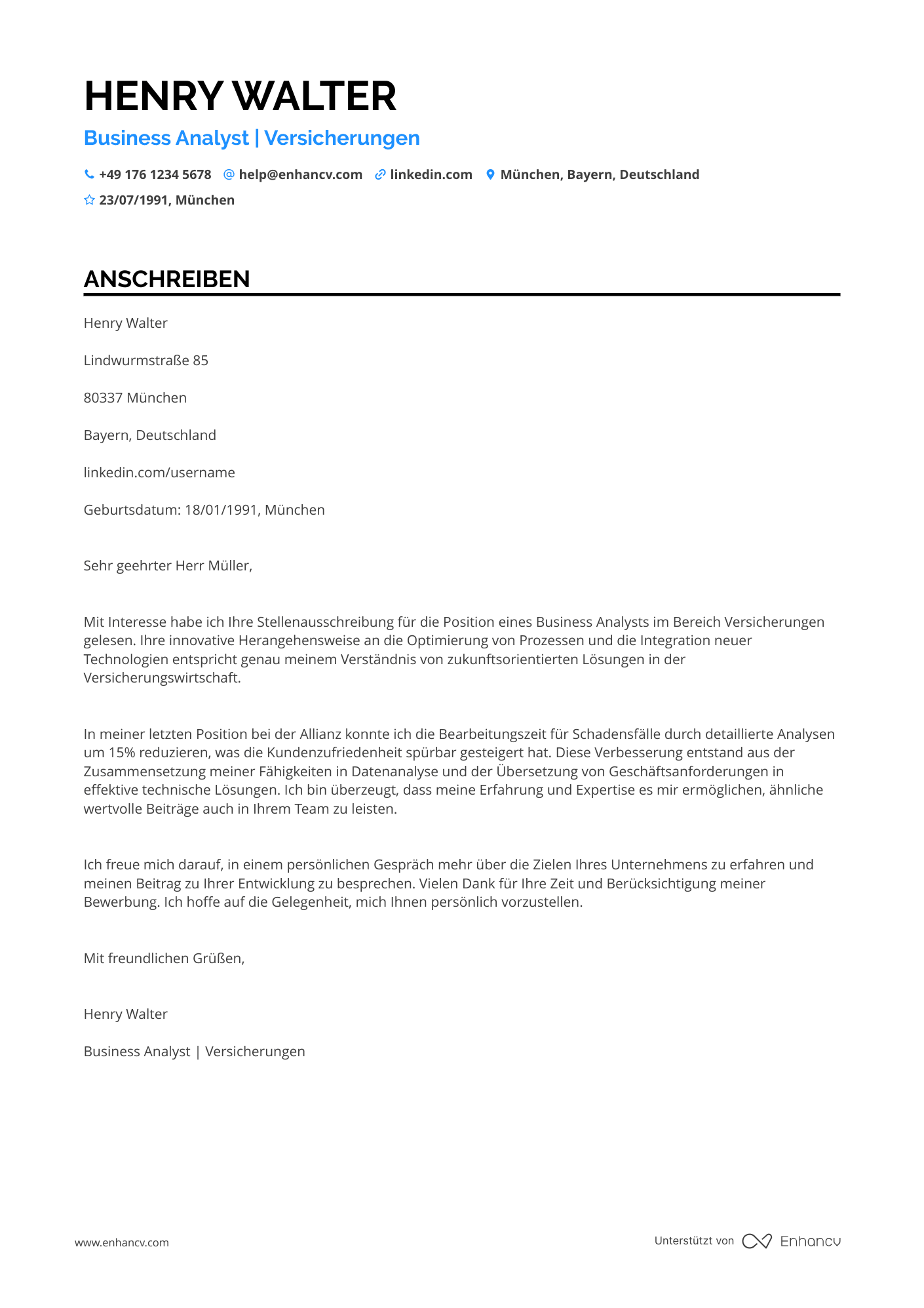 Business Analyst für Versicherungen