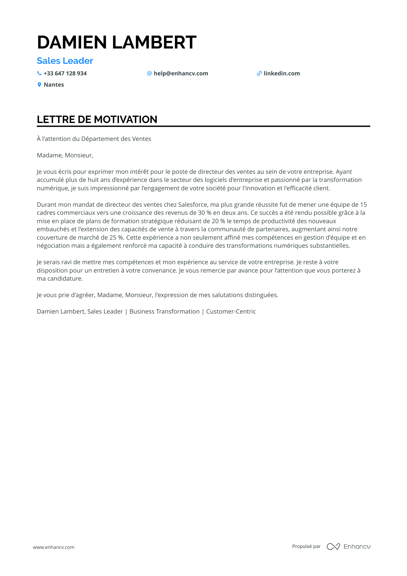 Directeur Commercial National