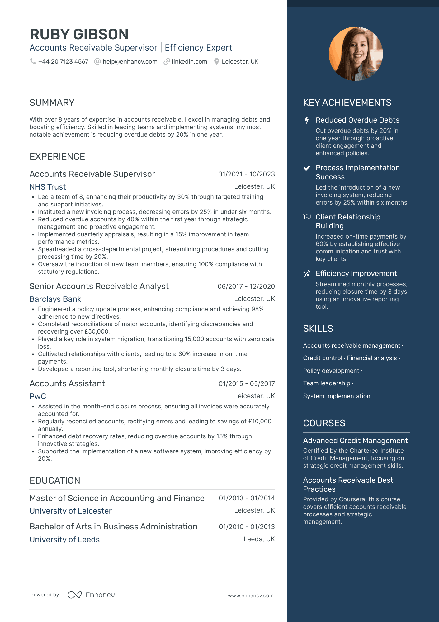 Accounts Receivable Supervisor
