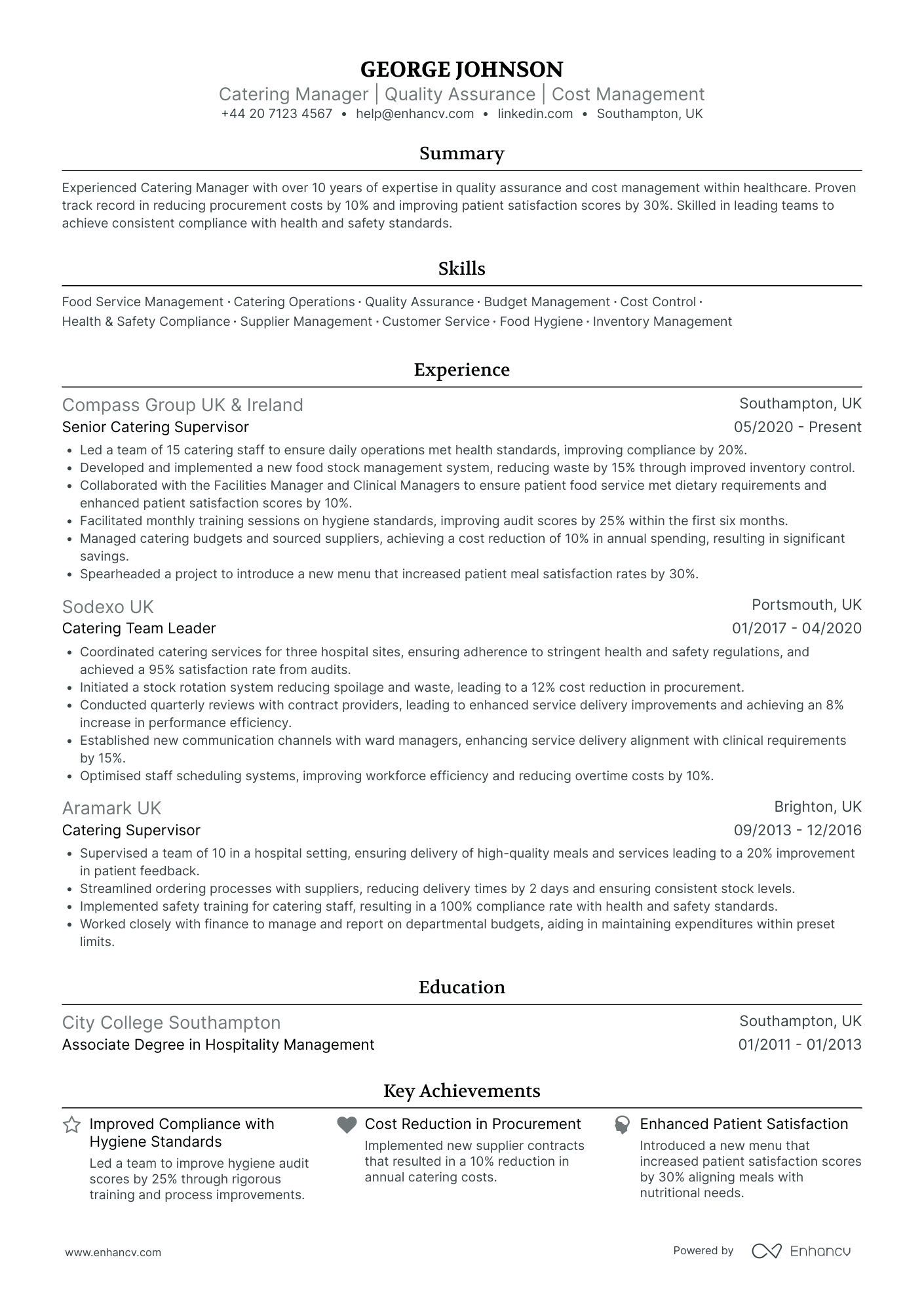 Assistant Manager in Hospitality