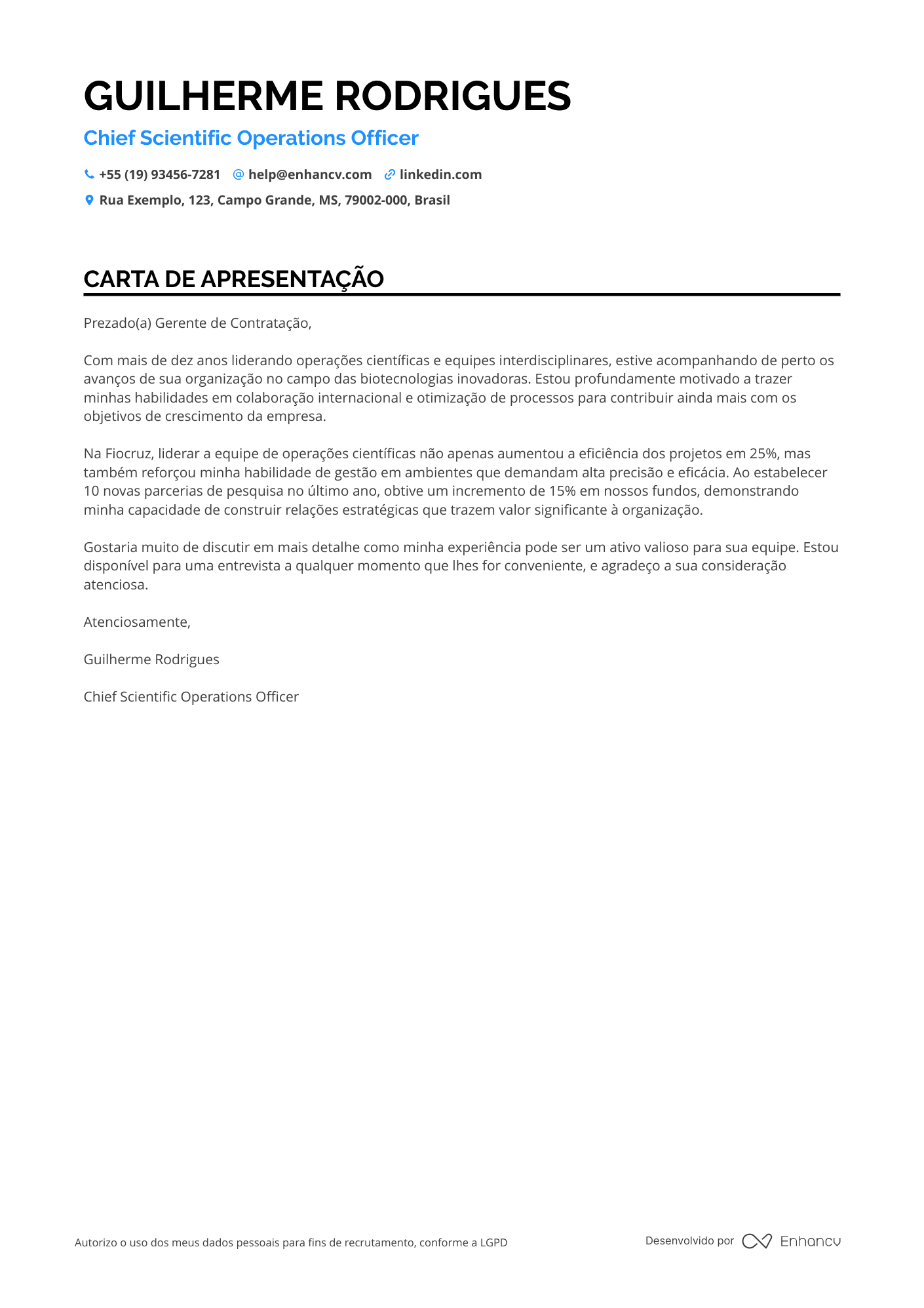 Diretor de Biologia Molecular
