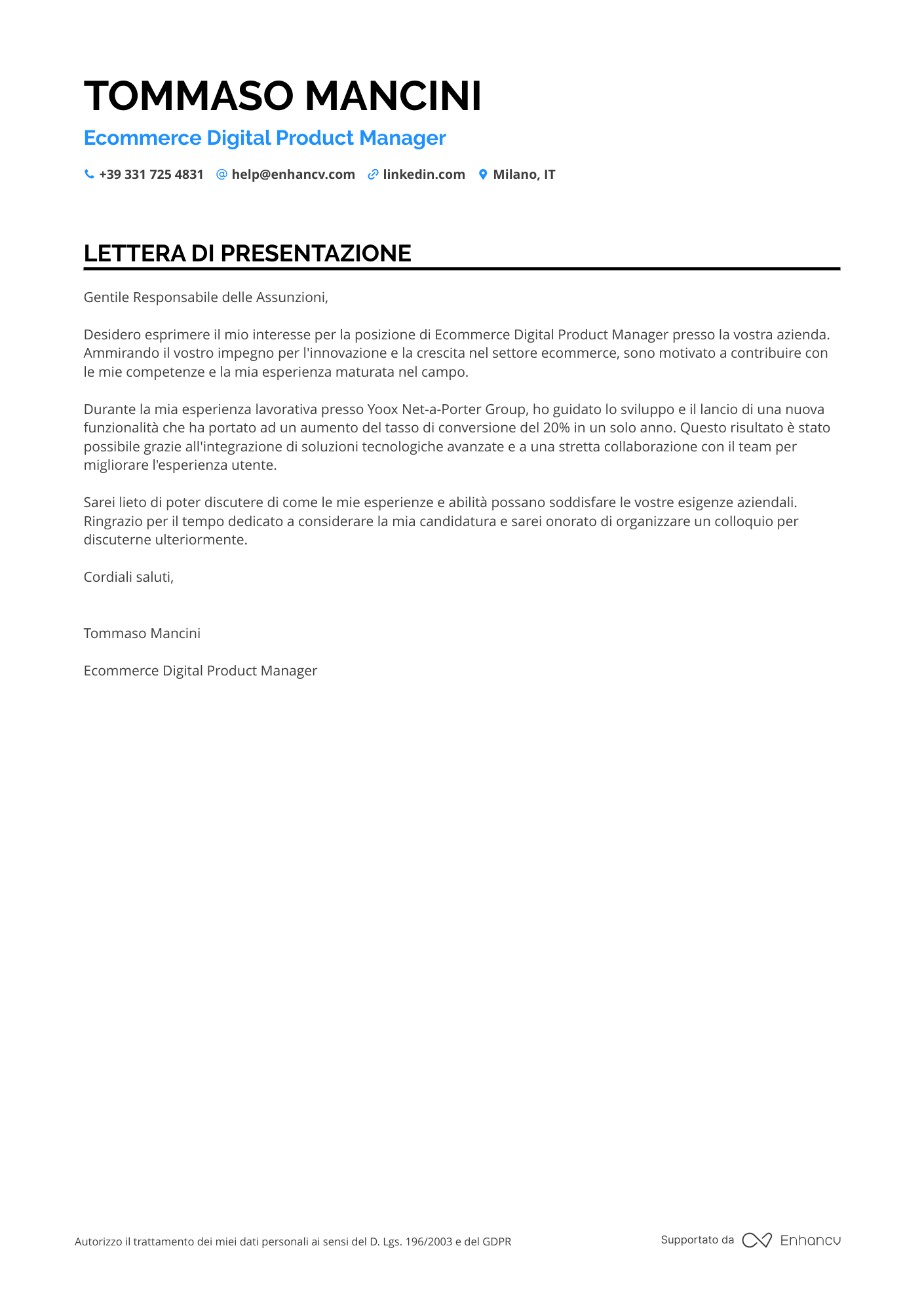Product Manager Digitale